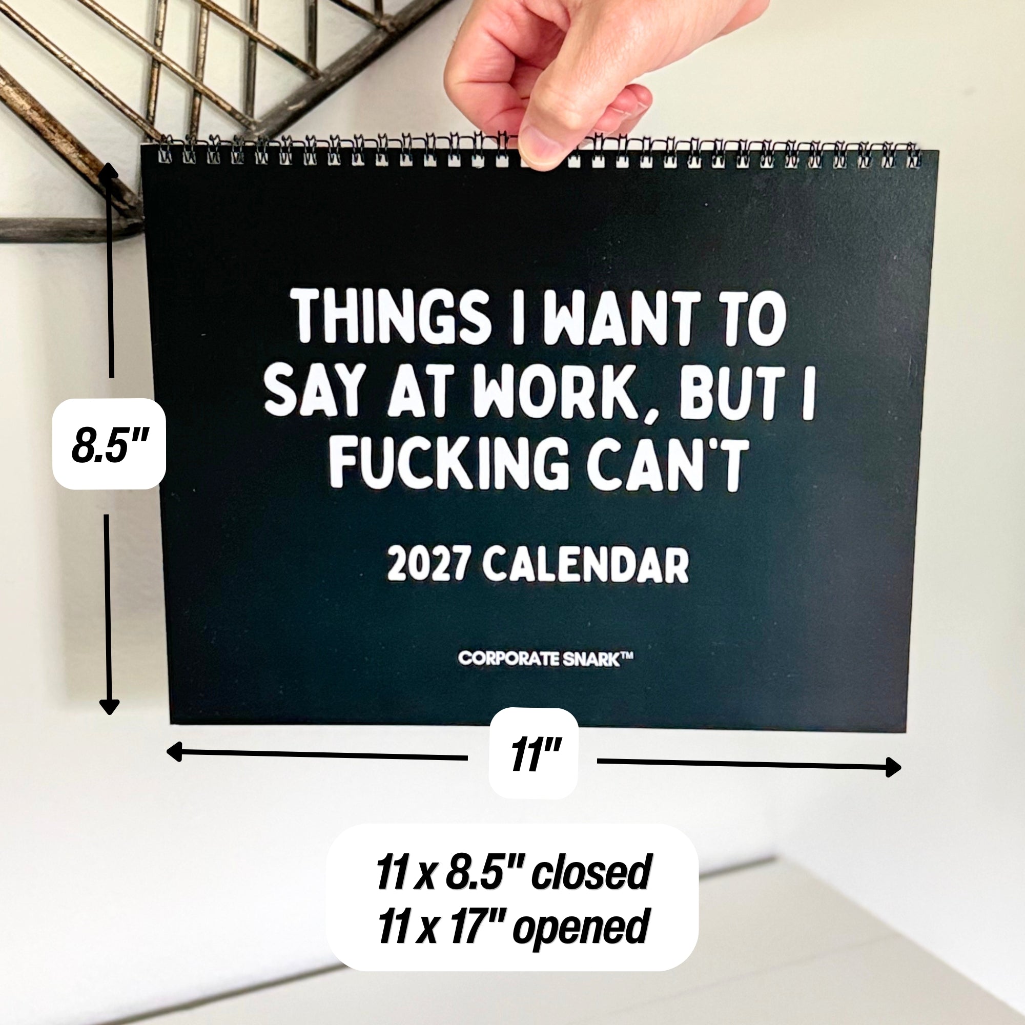 2027 Things I Want To Say At Work But I Can't Calendar