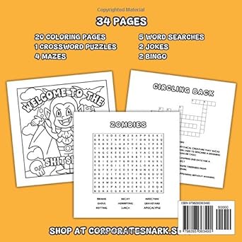Work Sucks Spooky Edition: VOL 2 Sweary Coloring & Activity Book