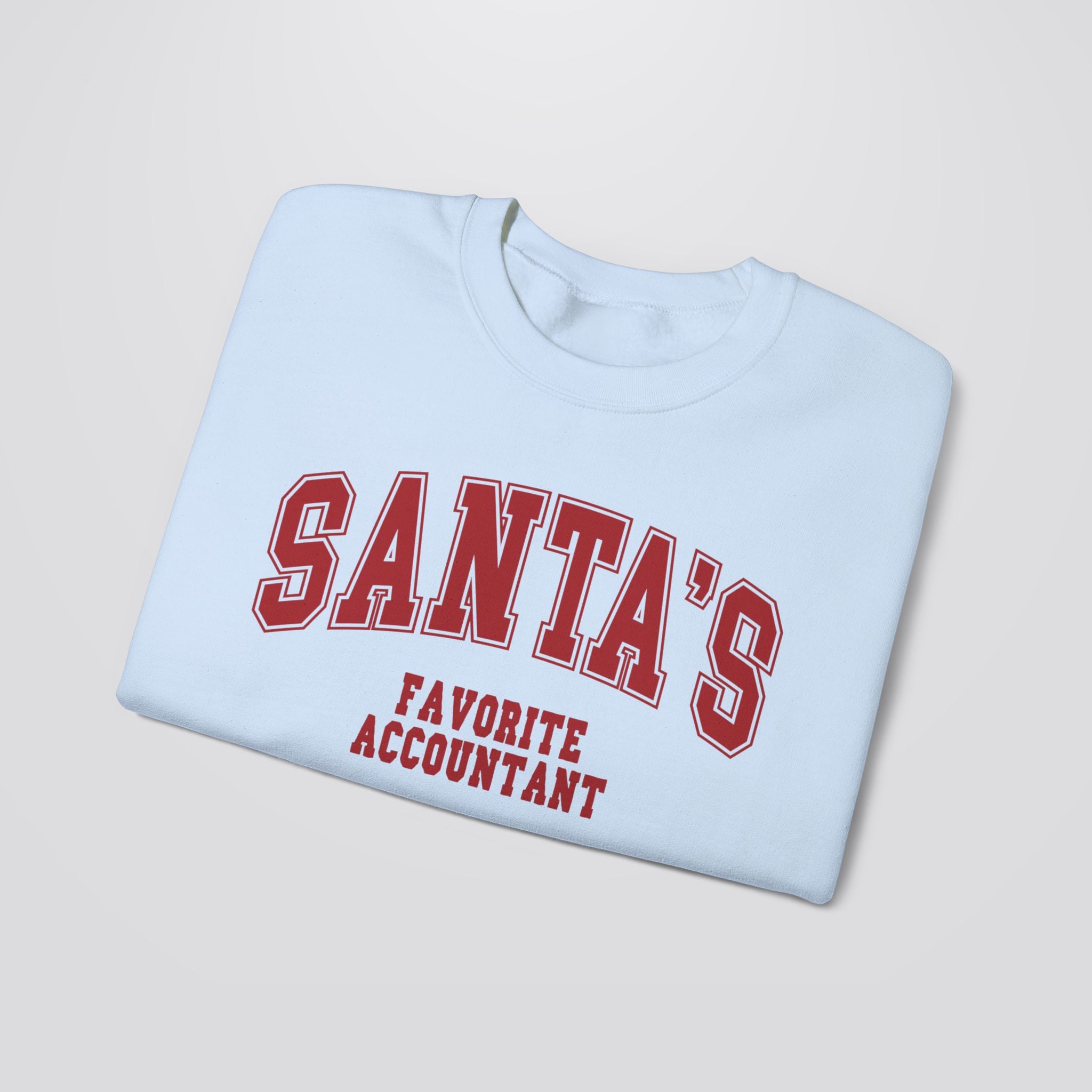 Santa's Favorite Accountant Christmas Sweatshirt