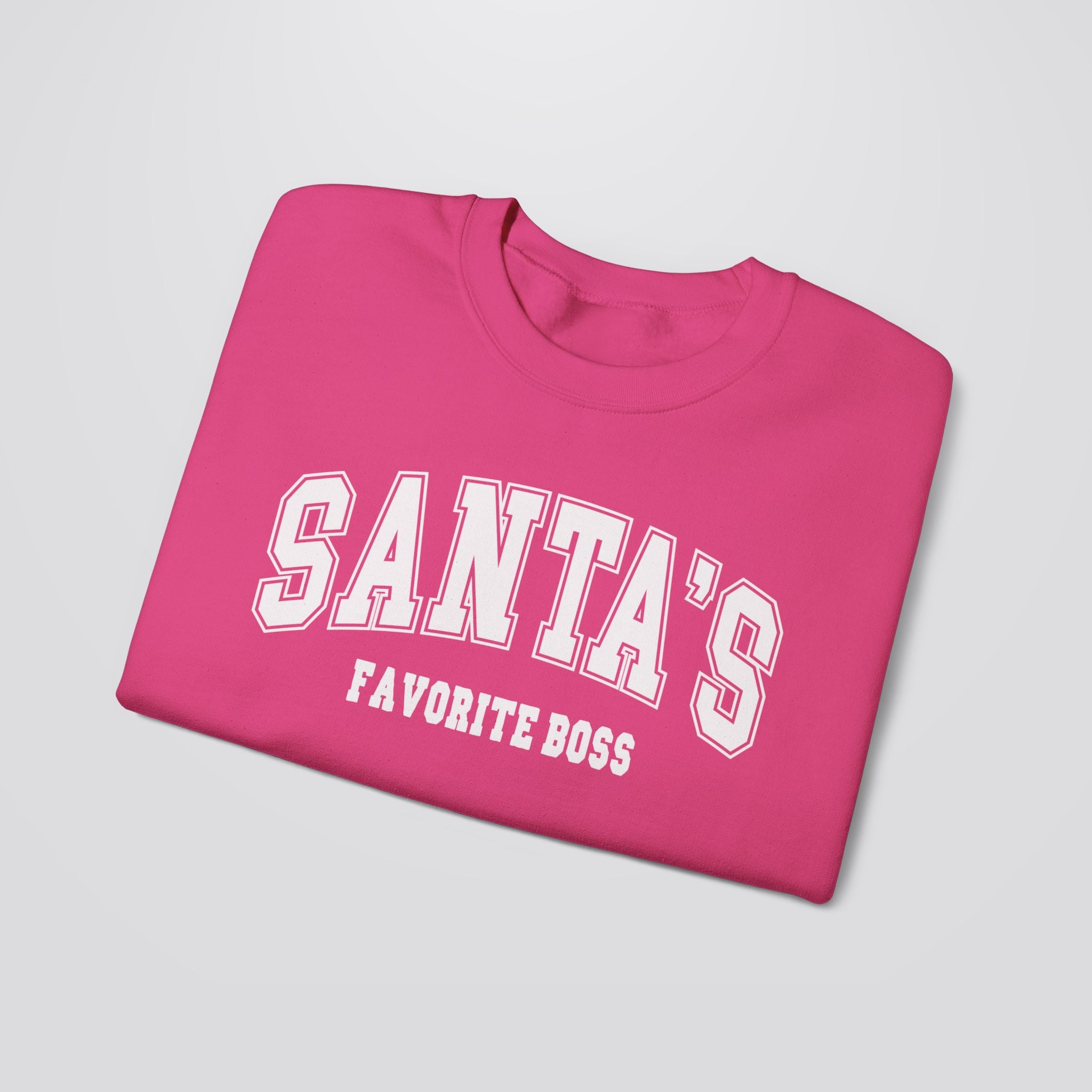 Santa's Favorite Boss Christmas Sweatshirt