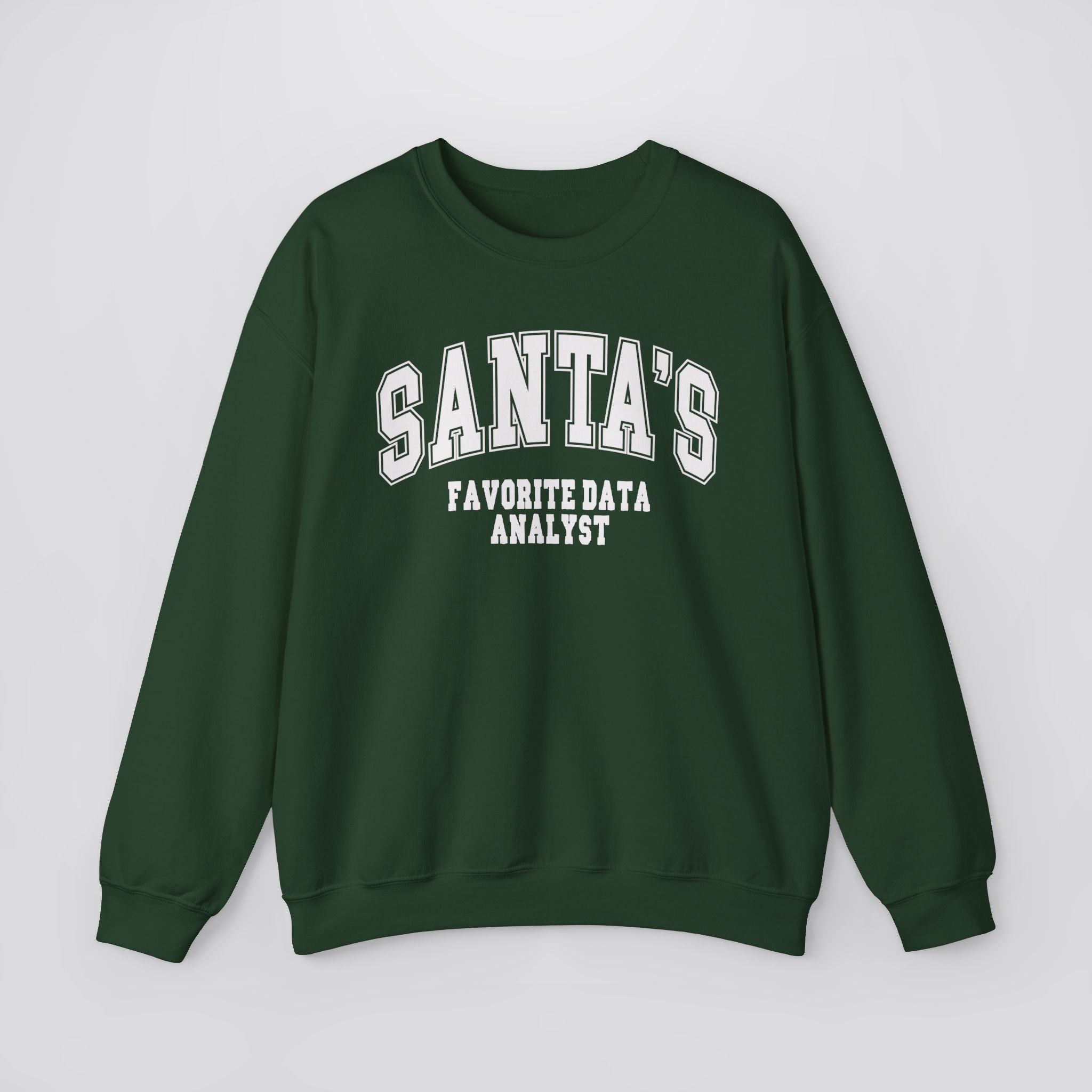 Santa's Favorite Data Analyst Christmas Sweatshirt