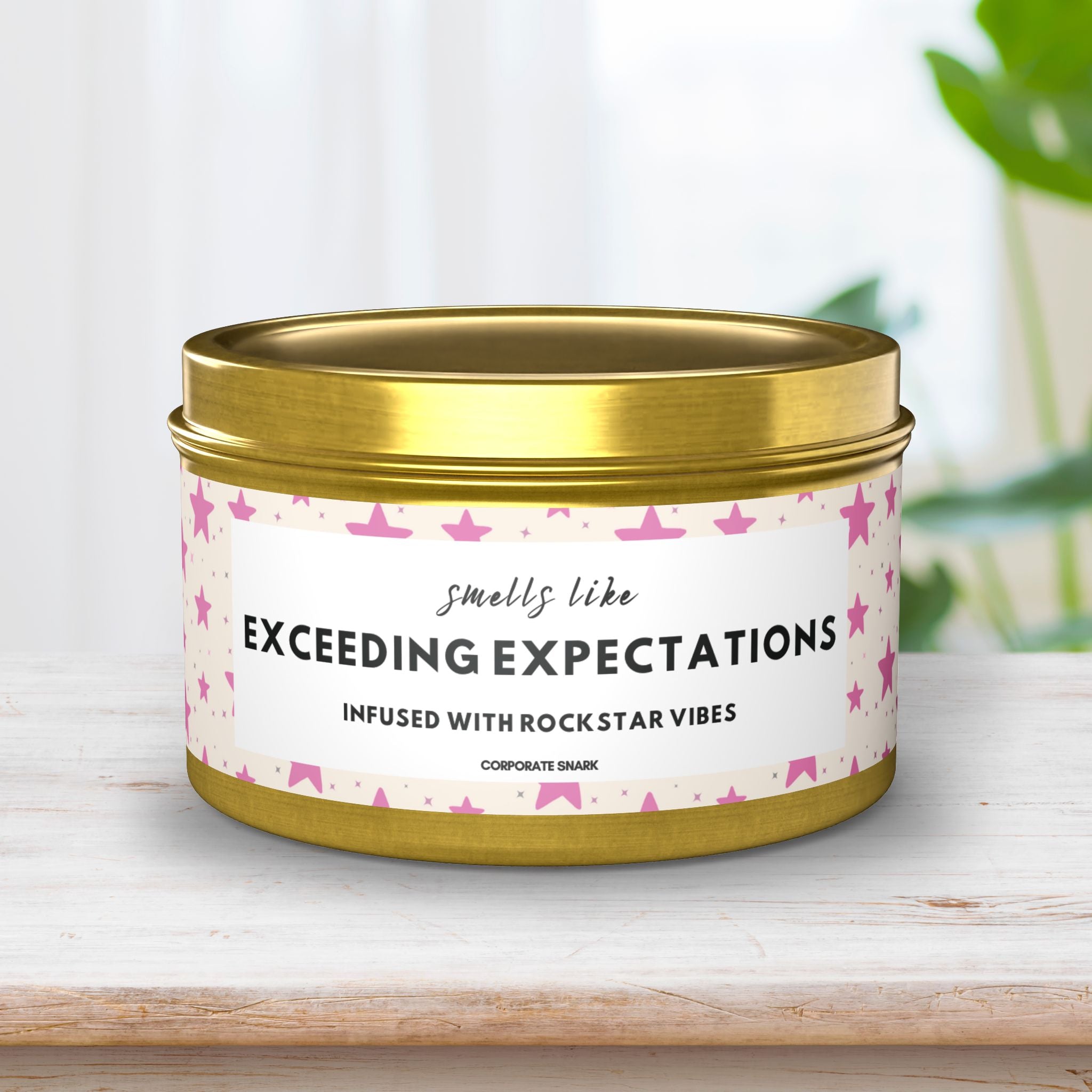 Smells Like Exceeding Expectations, Infused with Rockstar Vibes Candle