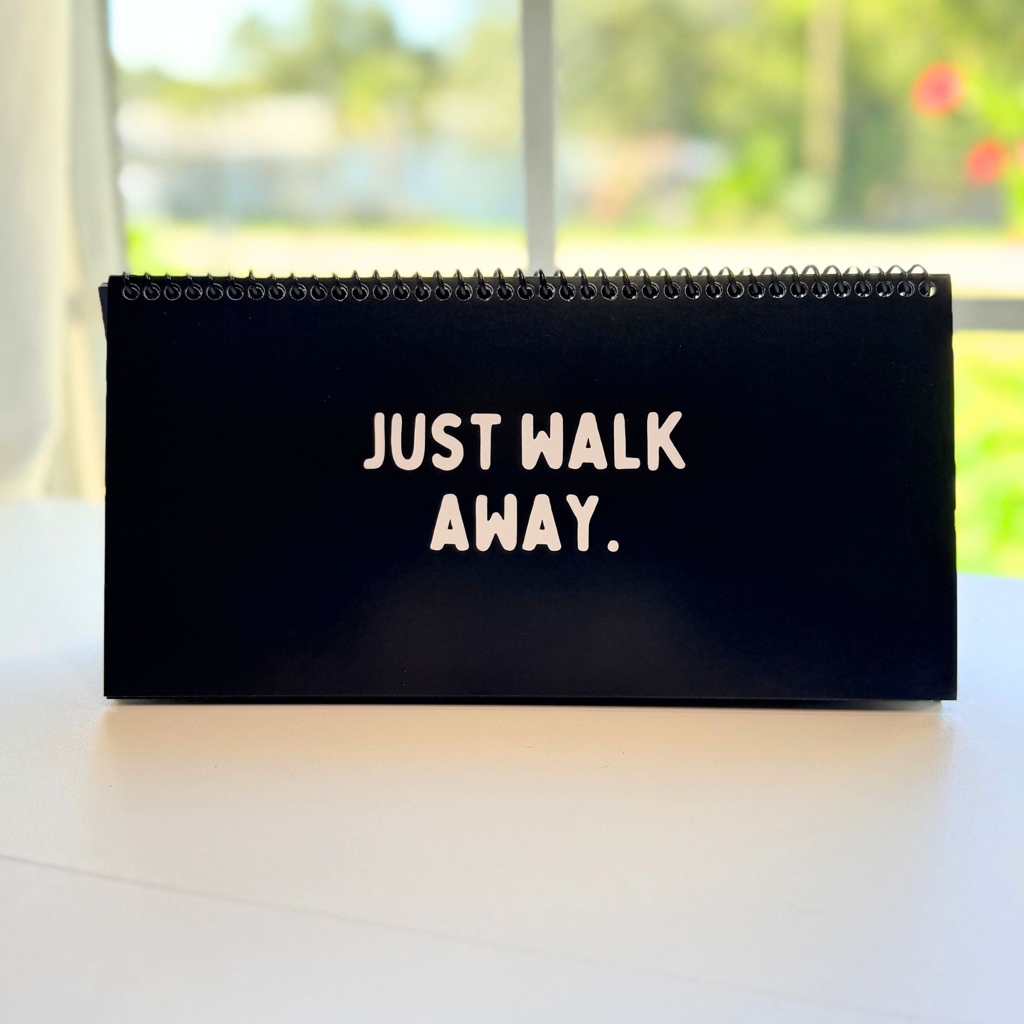 Daily Mood Desk Sign Black