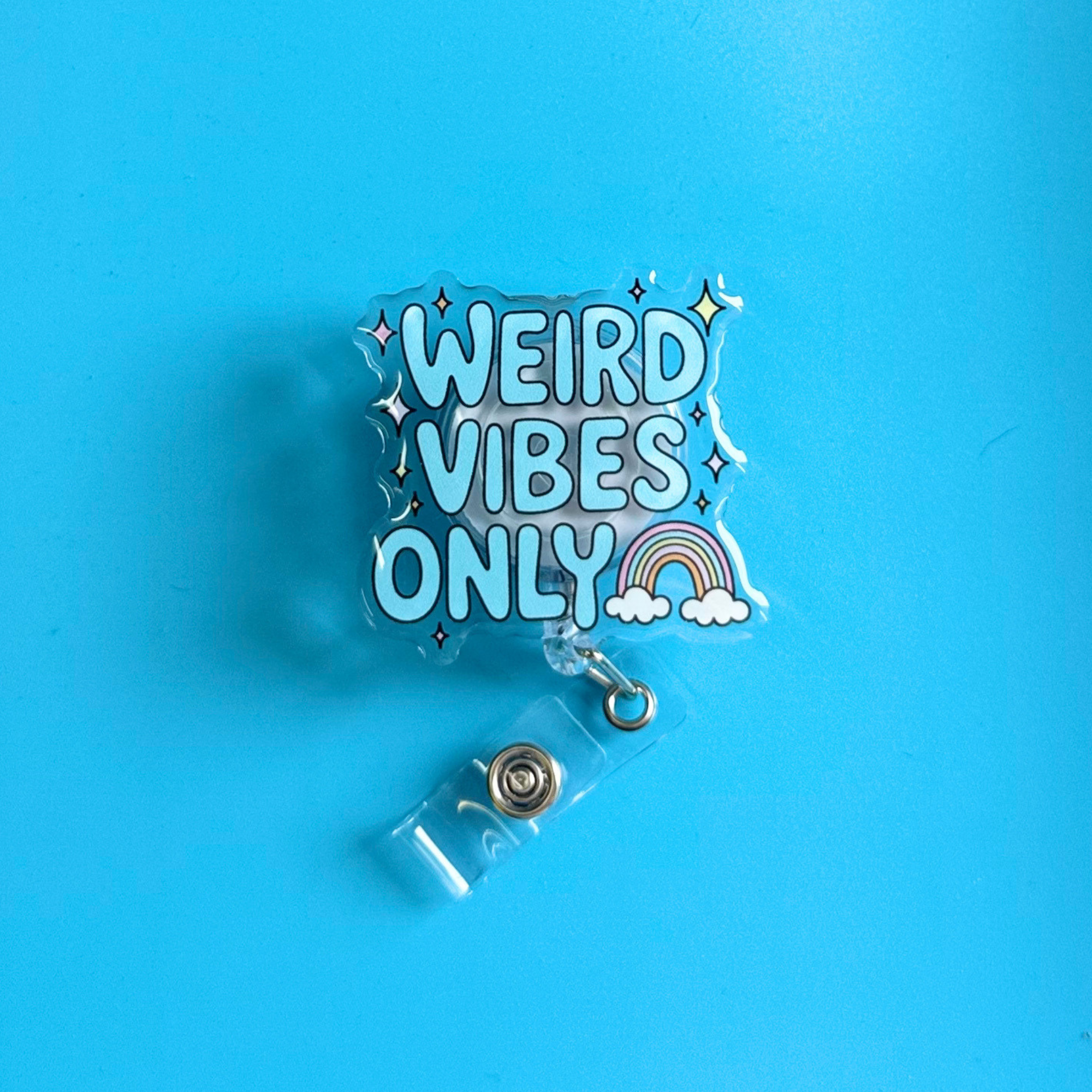 Weird Vibes Only Badge Reel