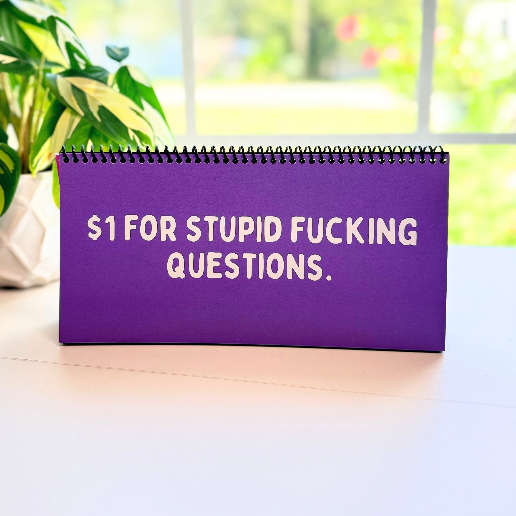 The Daily Mood Desk Sign for People That Like To Say F*ck Colorful