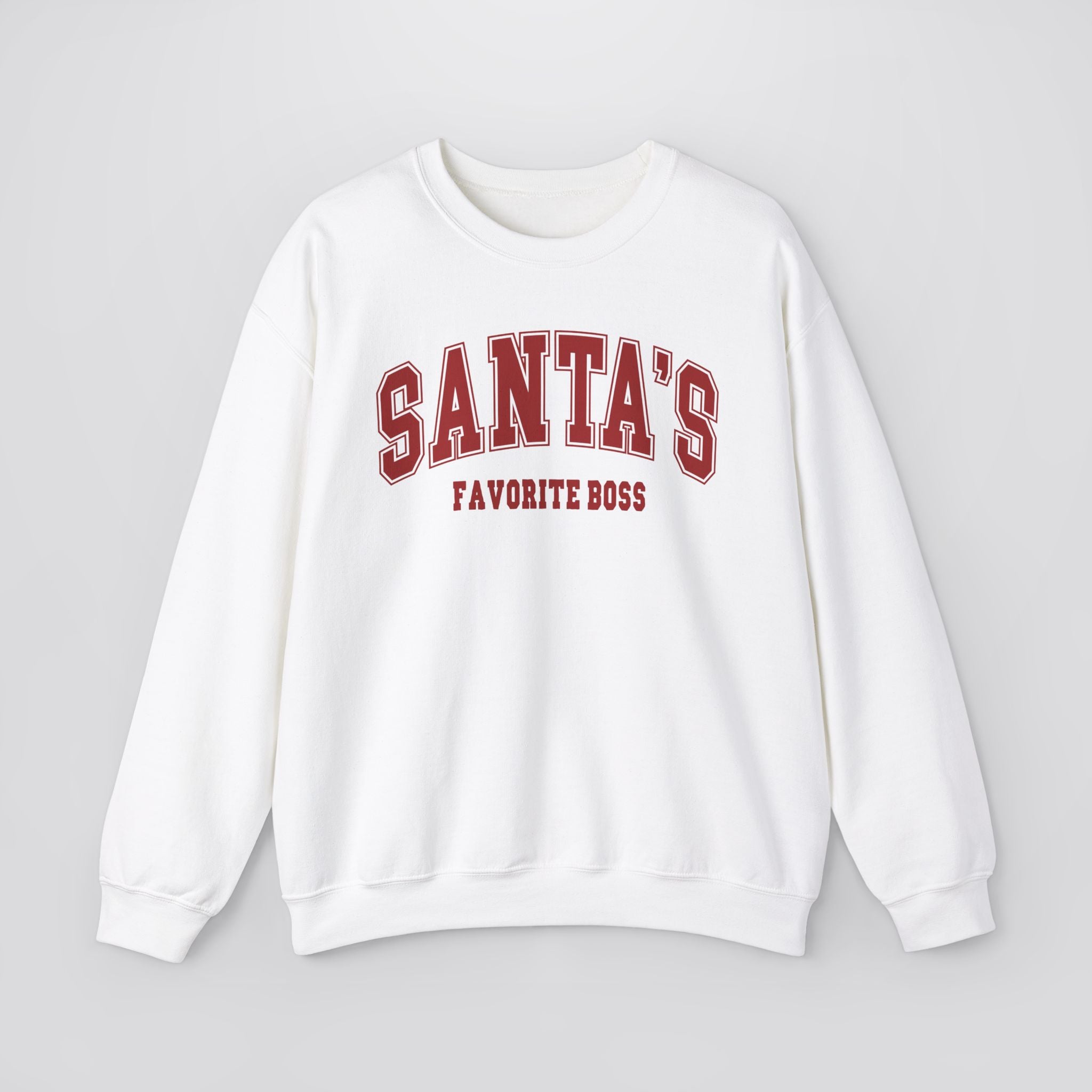 Santa's Favorite Boss Christmas Sweatshirt