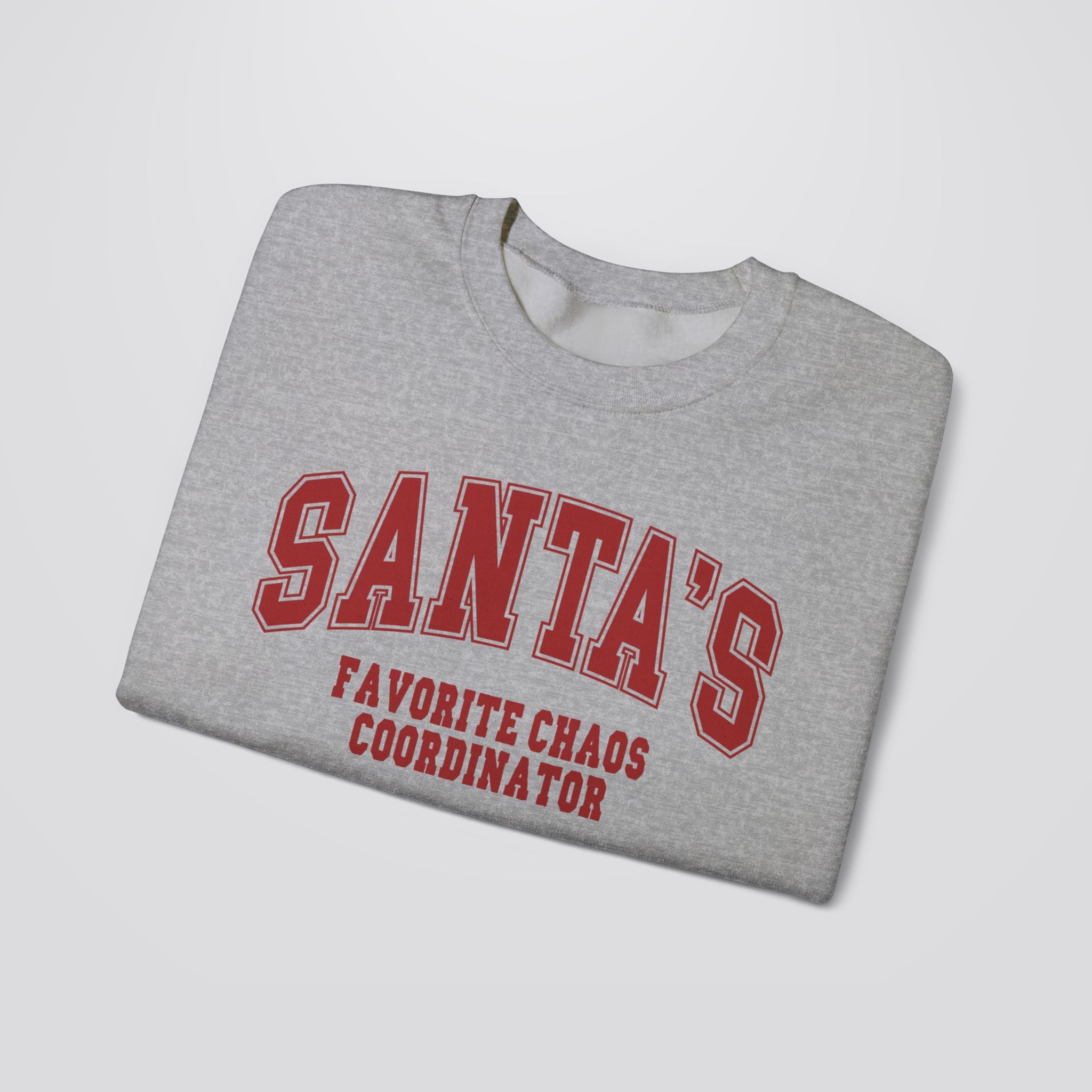 Santa's Favorite Chaos Coordinator Christmas Sweatshirt