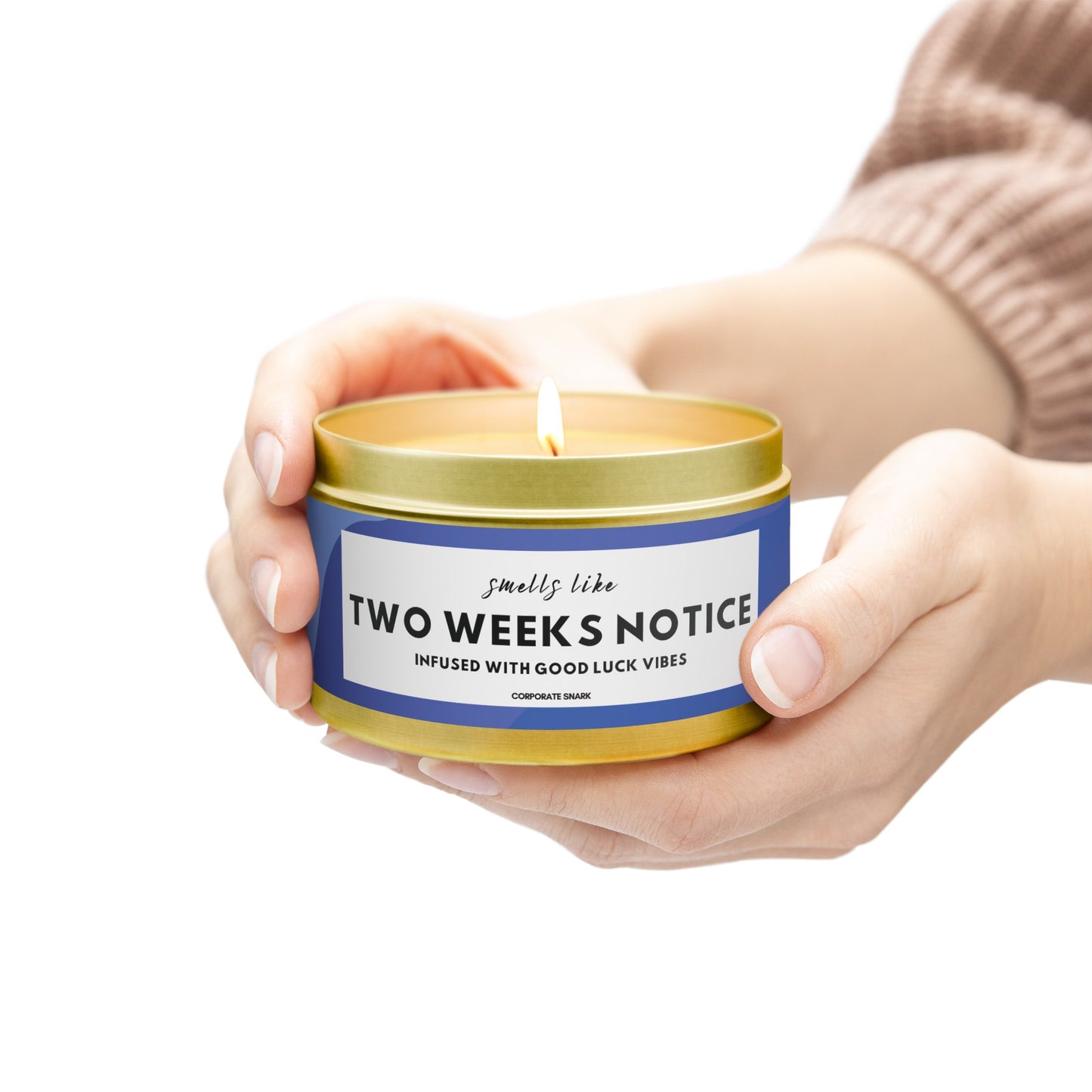 Smells Like Two Weeks Notice, Infused with Good Luck Vibes Candle