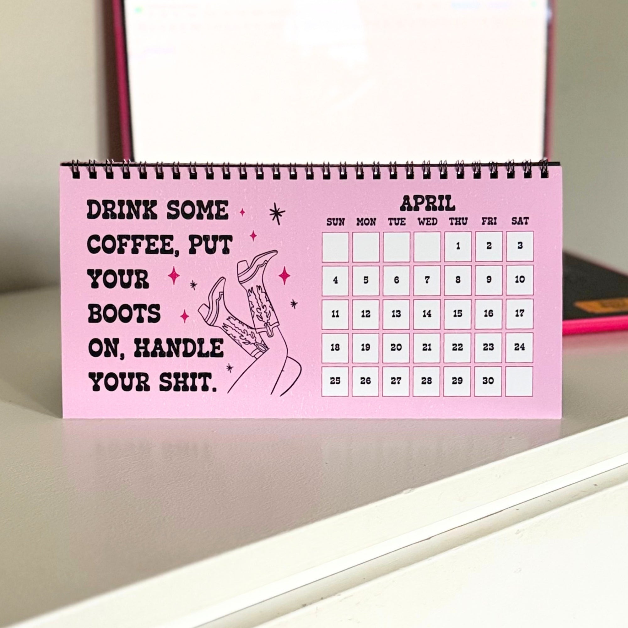 2027 Giddy Up Bitches Cowgirl Calendar