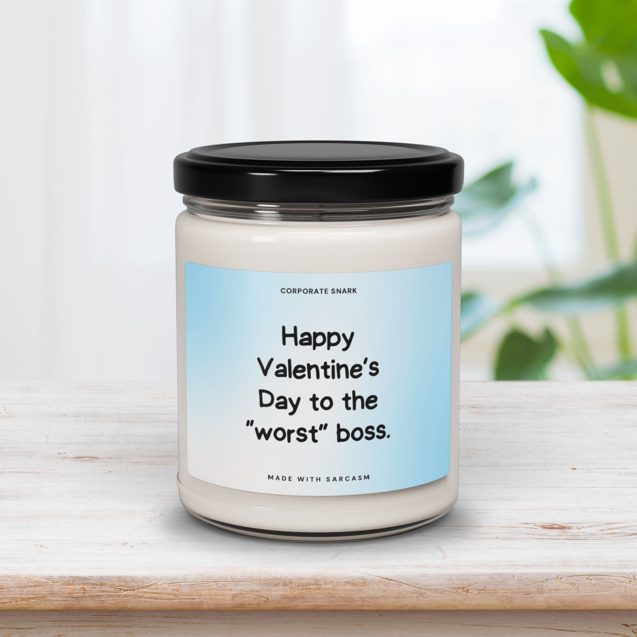 Worst Boss Valentine Candle for Coworkers