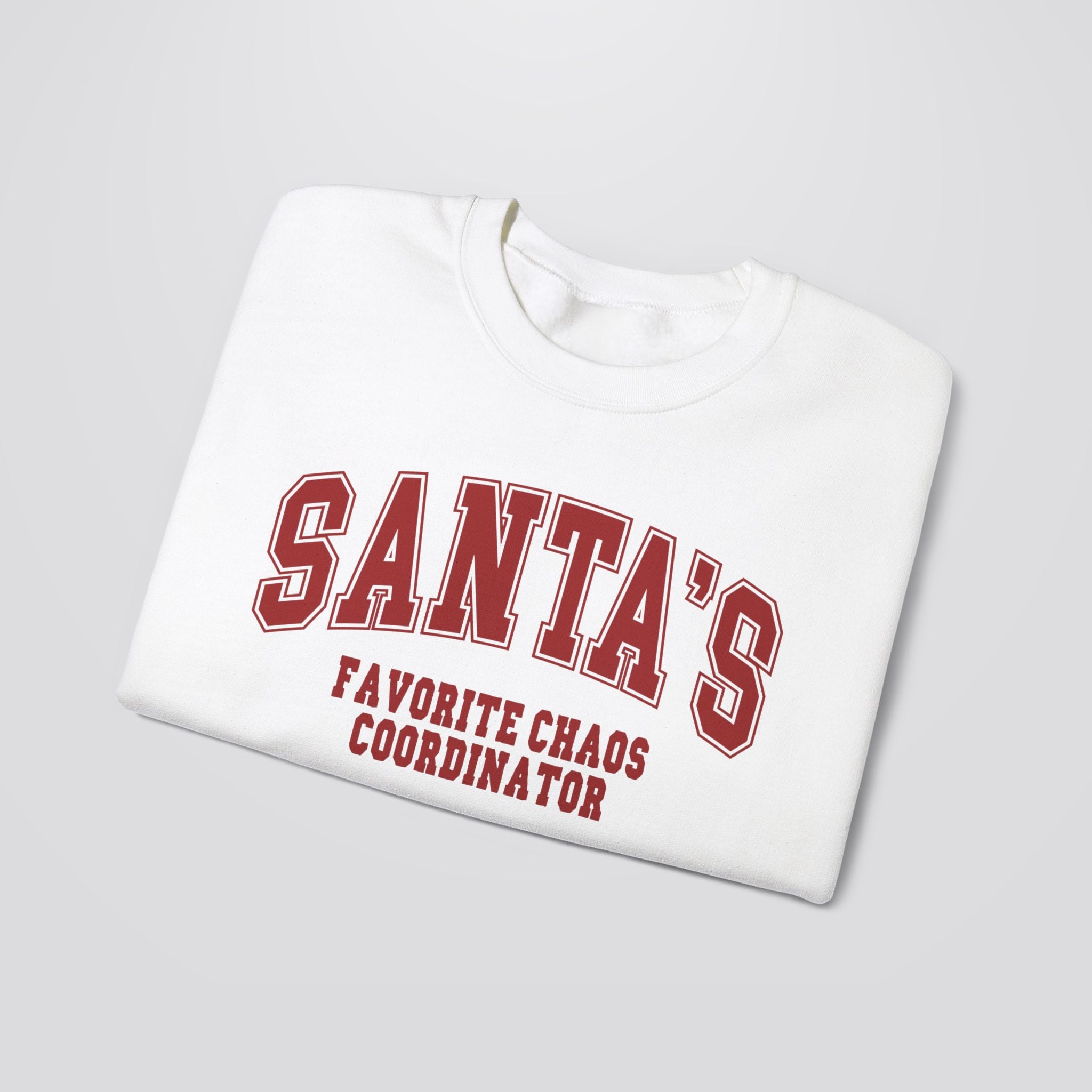 Santa's Favorite Chaos Coordinator Christmas Sweatshirt