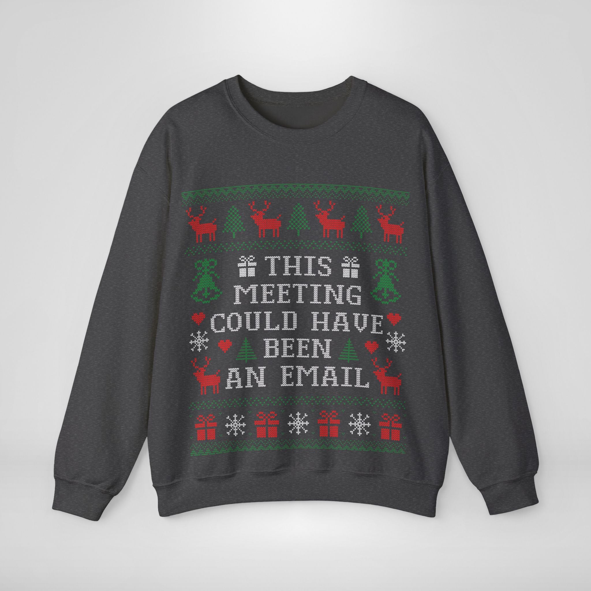 This Meeting Could Have Been an Email Ugly Christmas Sweatshirt AUS