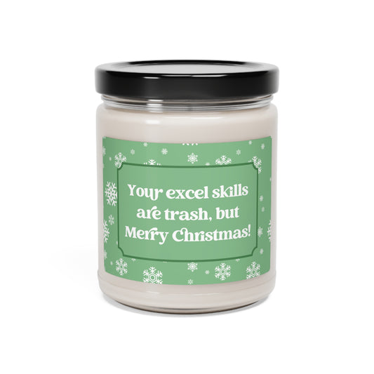Your Excel Skills are Trash, but Merry Christmas! Candle