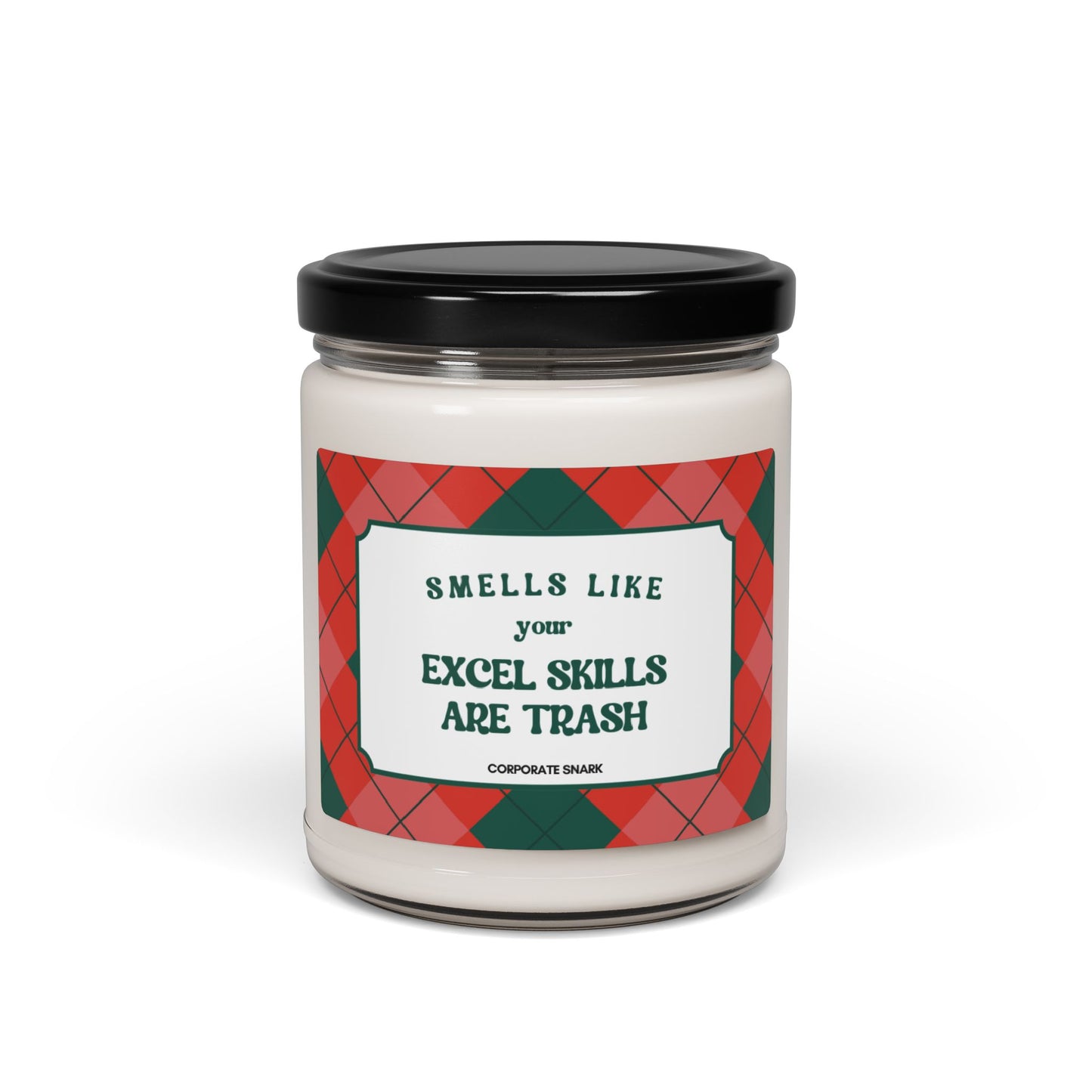 Smells Like Your Excel Skills Are Trash Christmas Candle Gift For Coworker