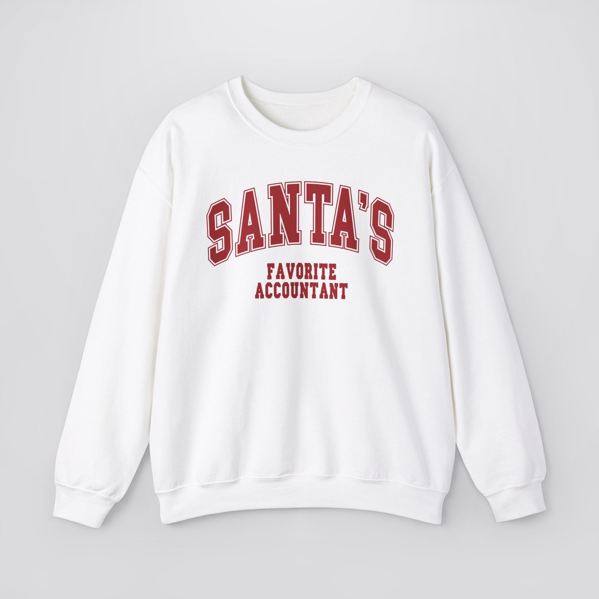 Santa's Favorite Accountant Christmas Sweatshirt