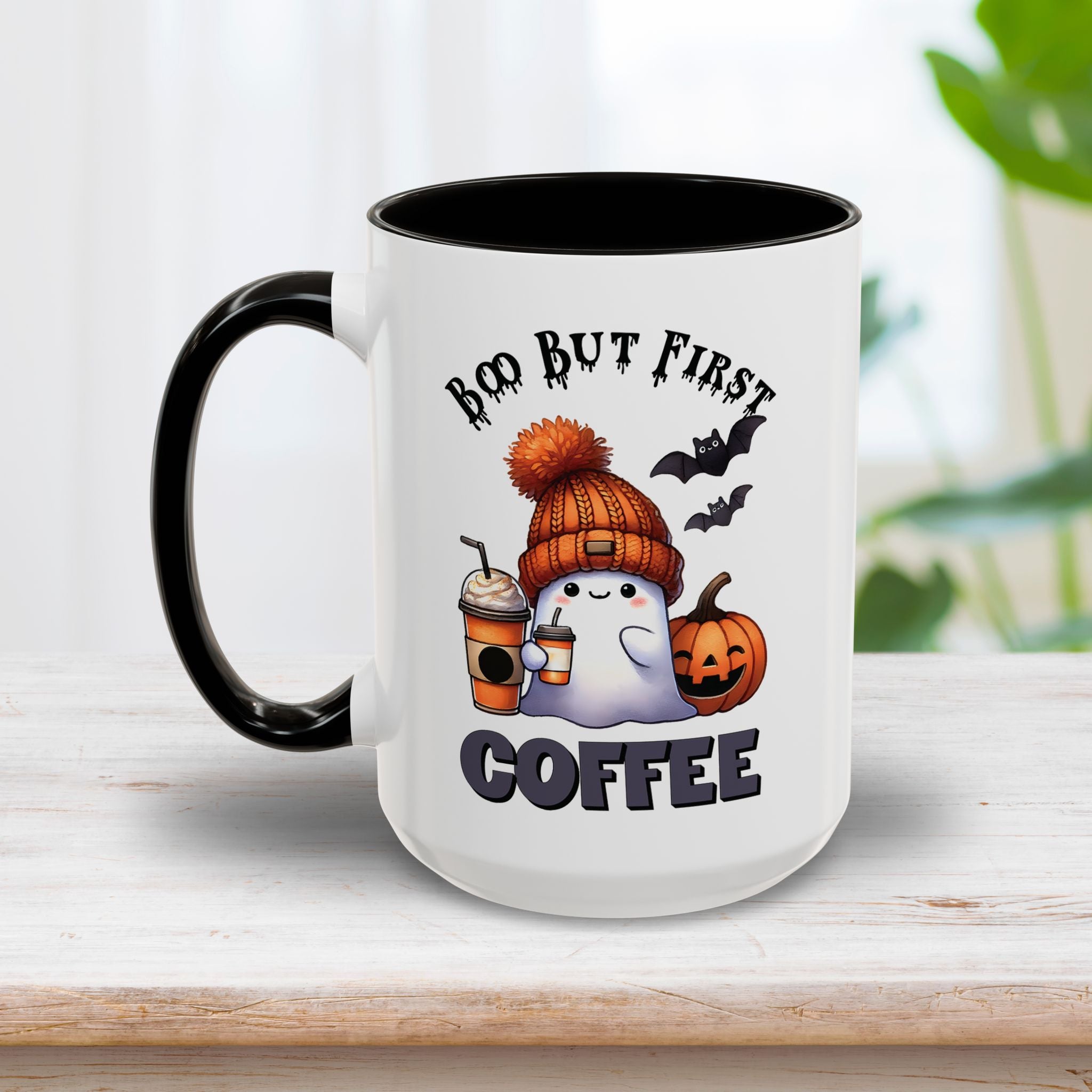 Boo But First Coffee Halloween Mug 15oz