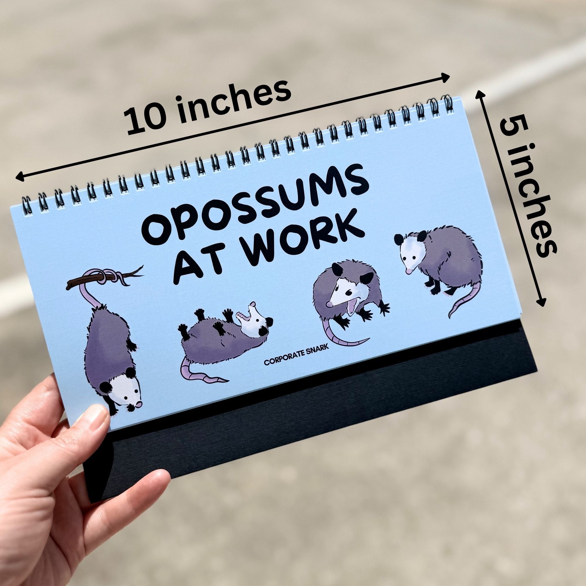 Opossums At Work Desk Sign