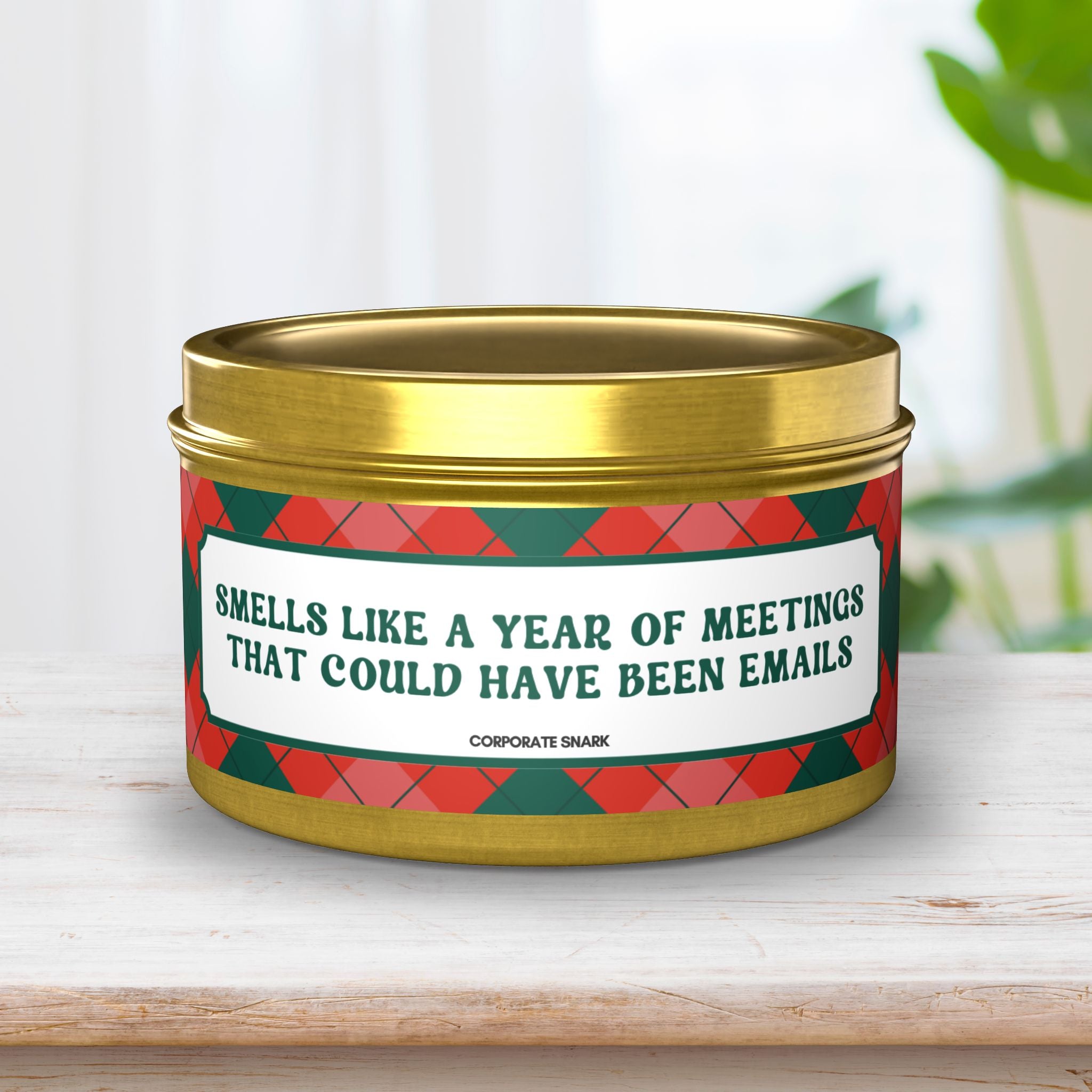 Smells Like a Year of Meetings That Could Have Been Emails Candle