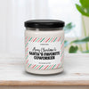 Merry Christmas To Santa's Favorite Coworker Candle