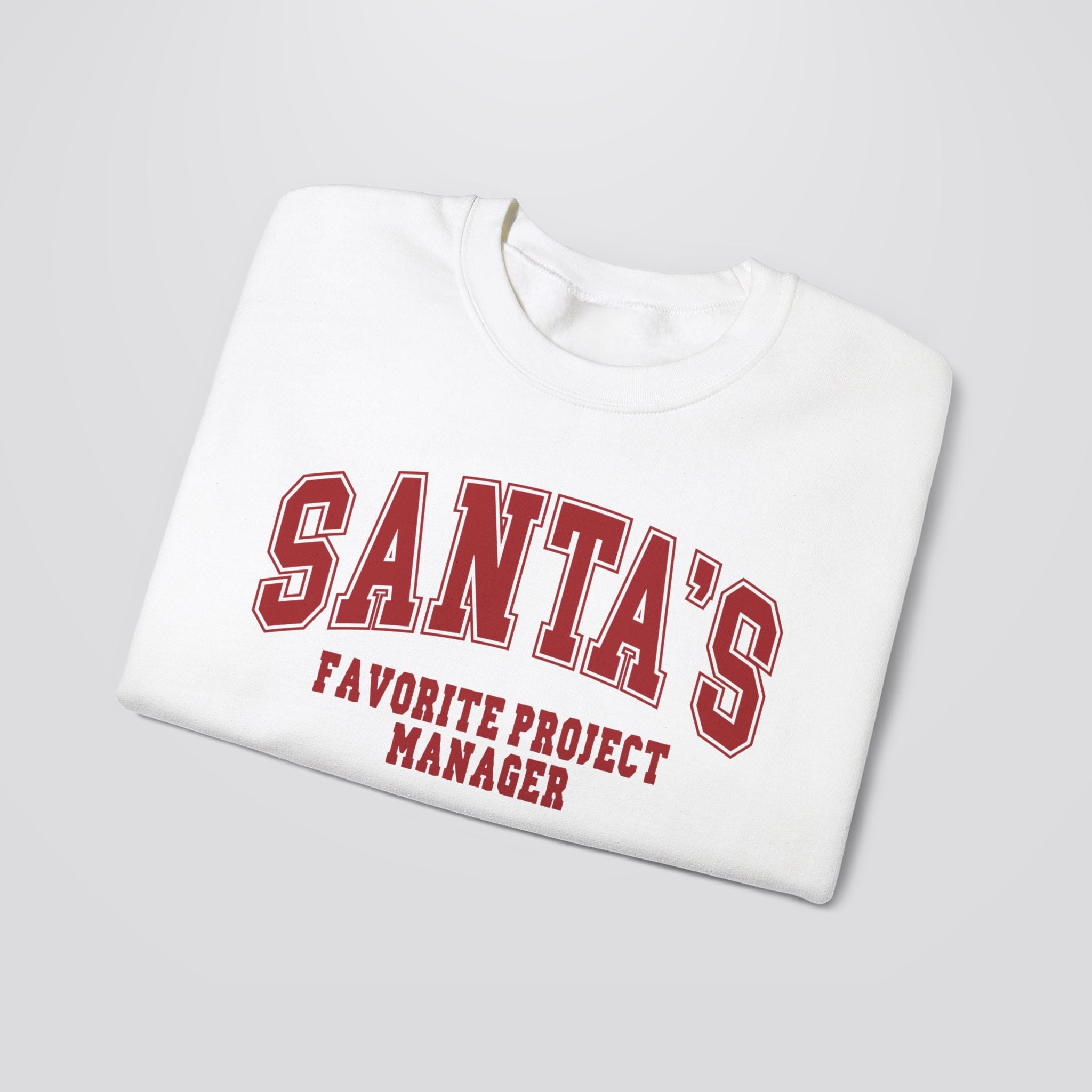 Santa's Favorite Project Manager Christmas Sweatshirt