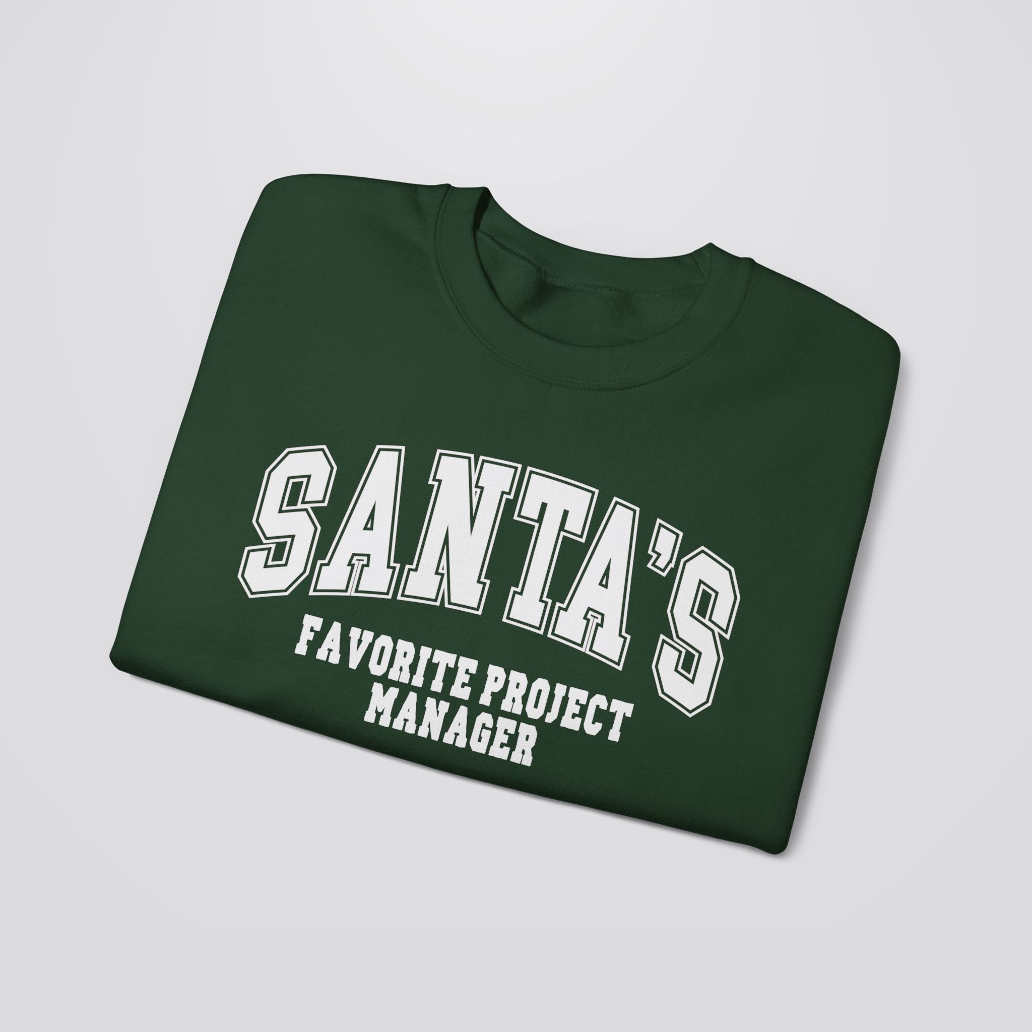 Santa's Favorite Project Manager Christmas Sweatshirt