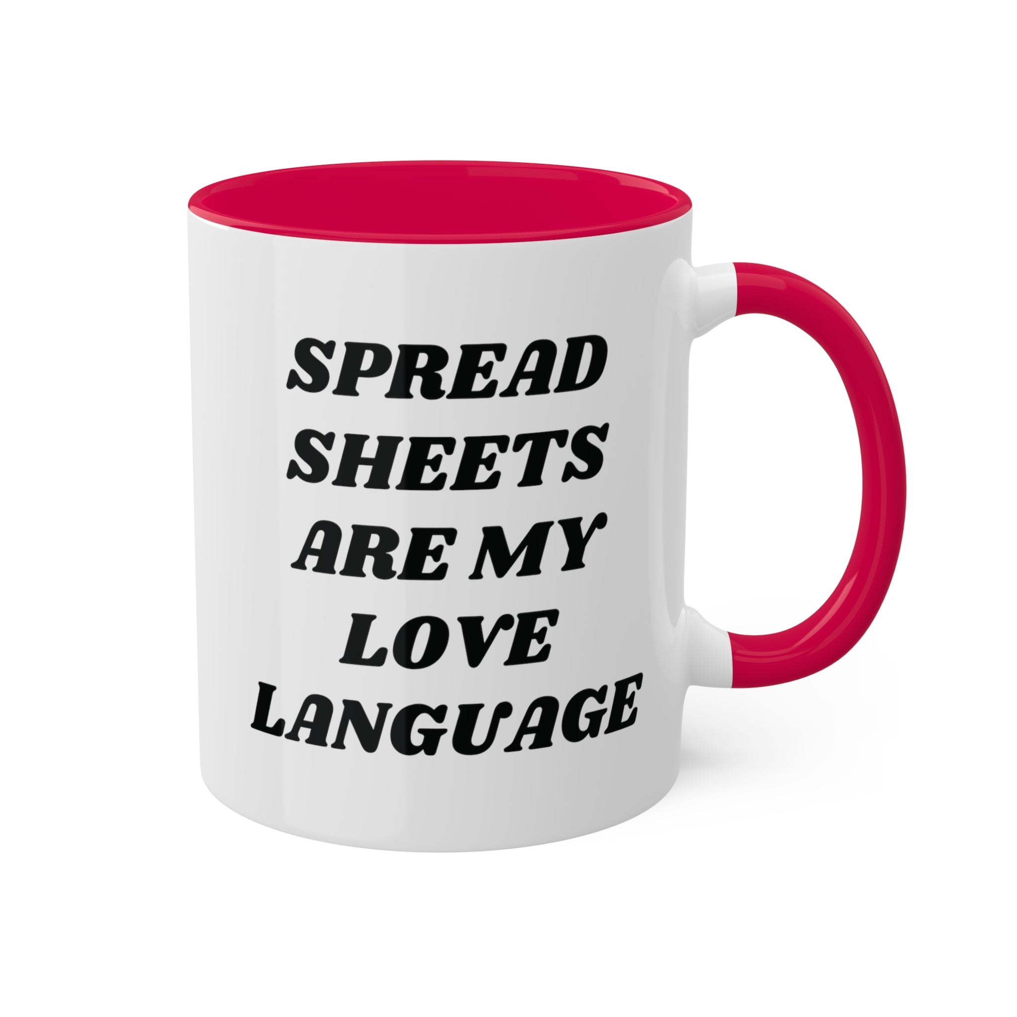 Spreadsheets Are My Love Language Mug 11 oz