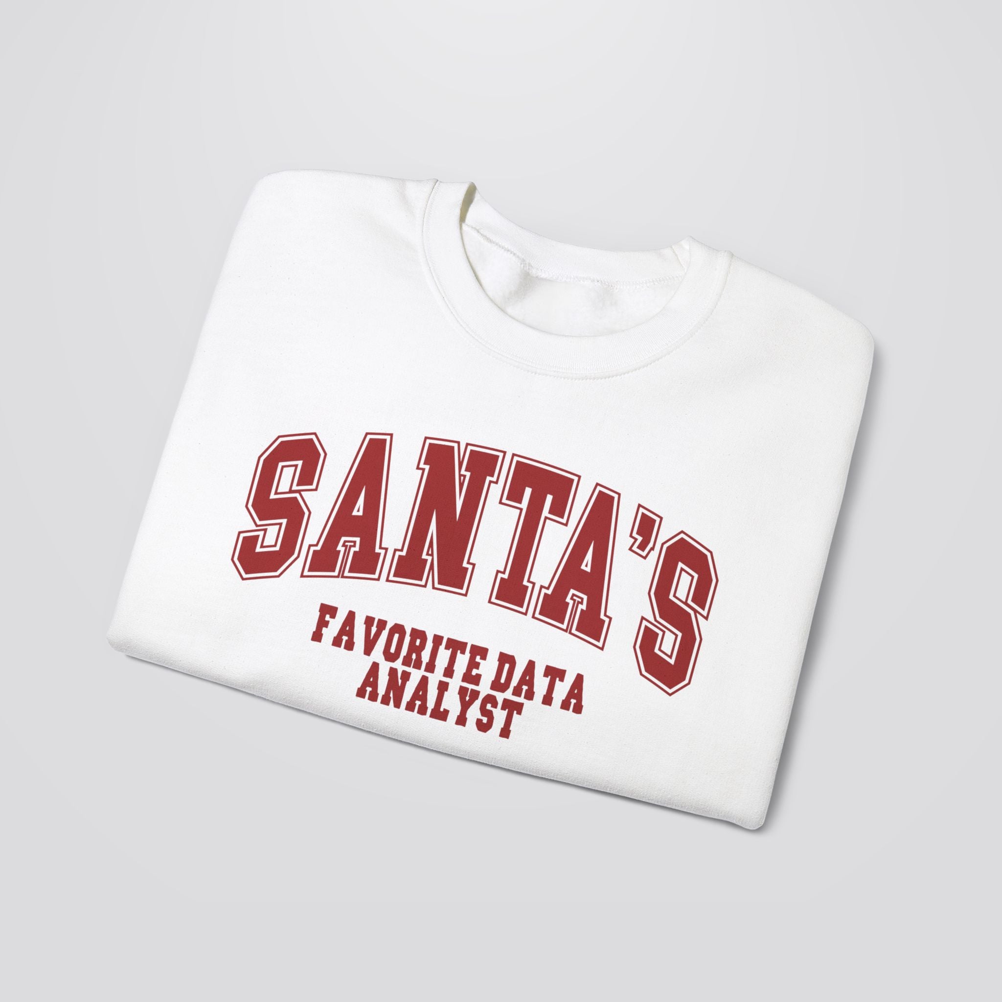 Santa's Favorite Data Analyst Christmas Sweatshirt