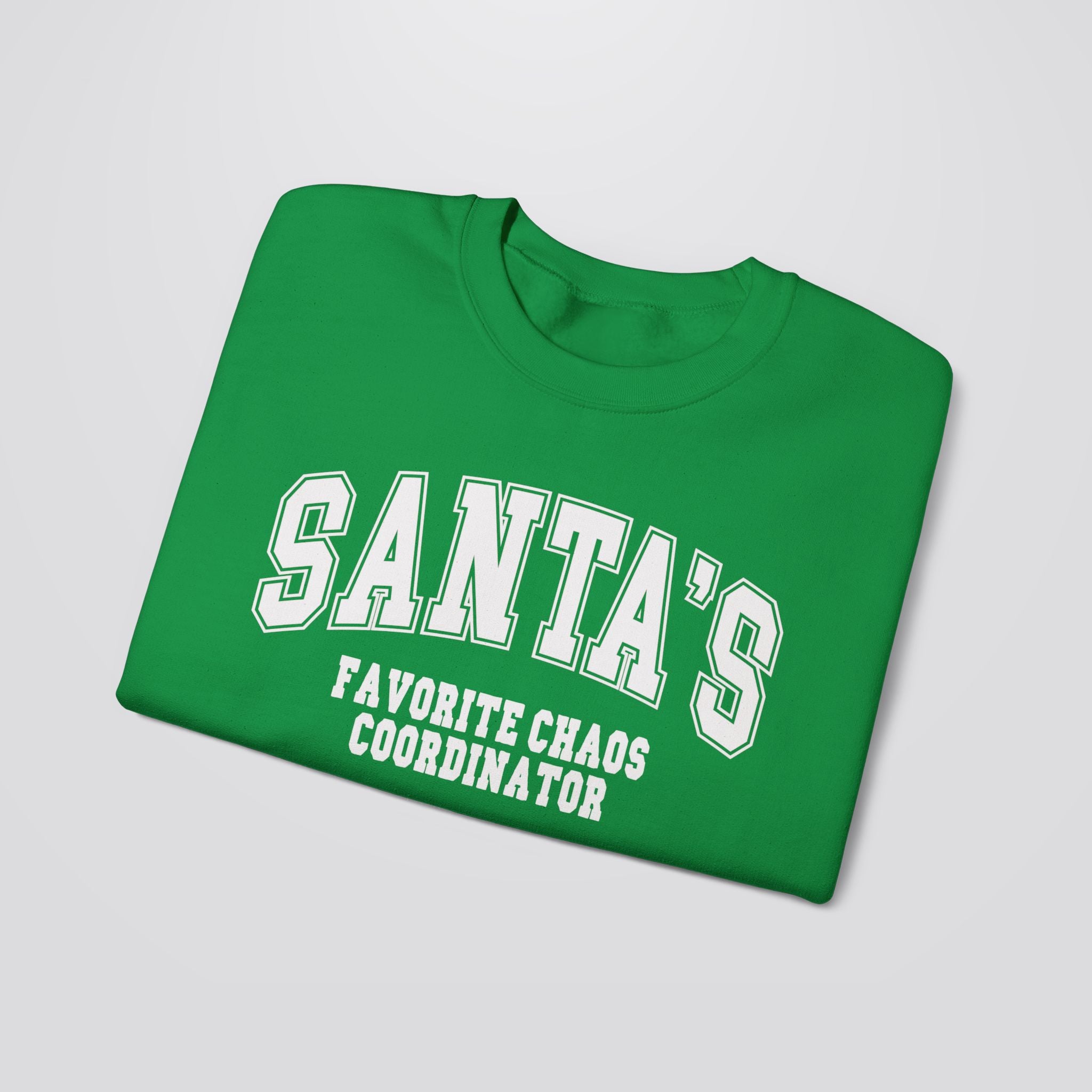 Santa's Favorite Chaos Coordinator Christmas Sweatshirt