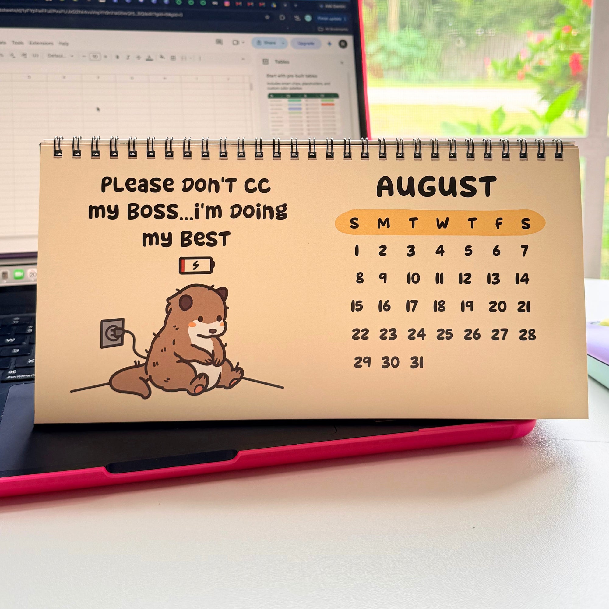 2027 Live, Laugh, Crash Out Calendar