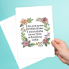 I Do Not Spew Profanities Postcard