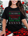 The Real Christmas Miracle Is I Still Work Here Ugly Christmas T-shirt