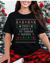Most Likely To Throw Hands Ugly Christmas T-shirt