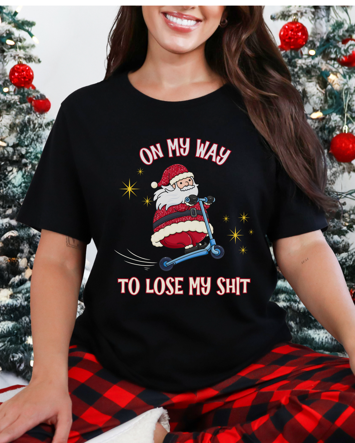 On My Way To Lose My Shit Christmas T-shirt