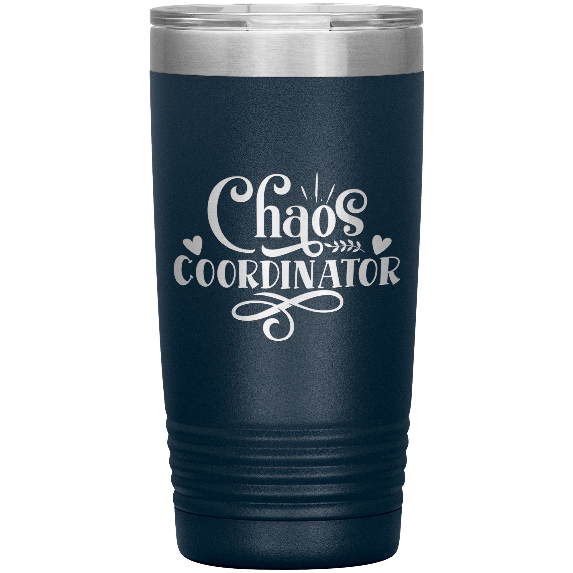 Chaos Coordinator Laser Engraved 20 Oz Tumbler