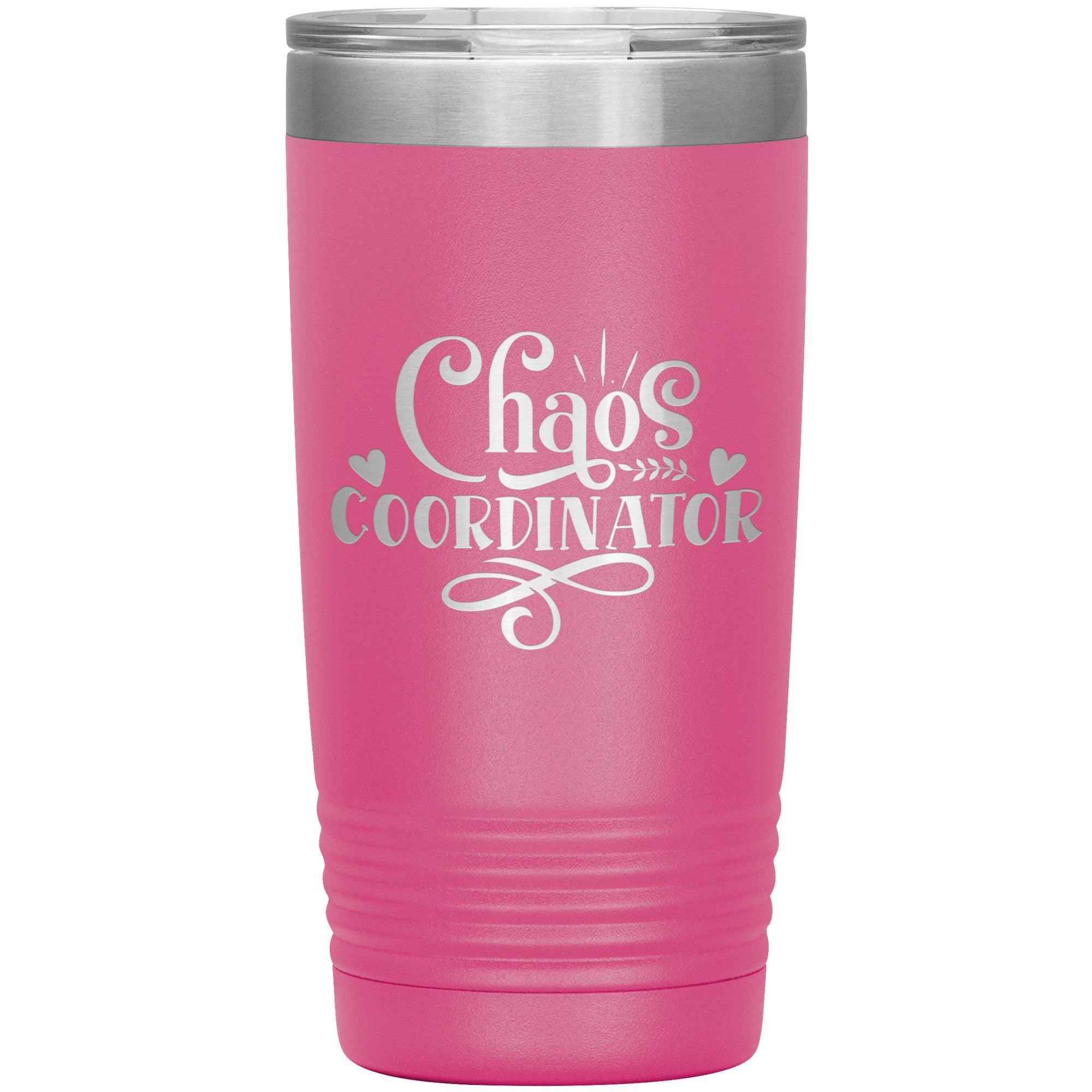 Chaos Coordinator Laser Engraved 20 Oz Tumbler