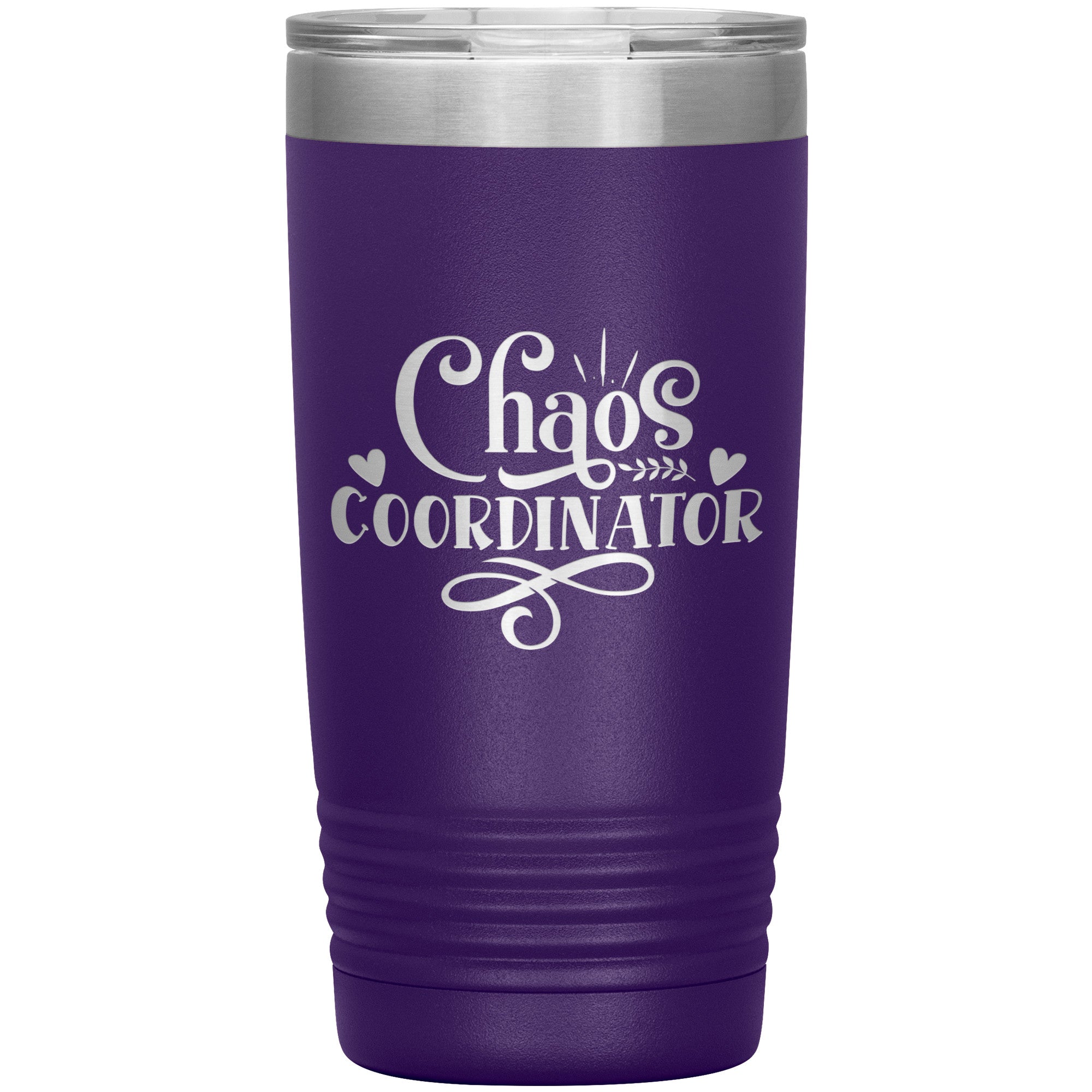 Chaos Coordinator Laser Engraved 20 Oz Tumbler