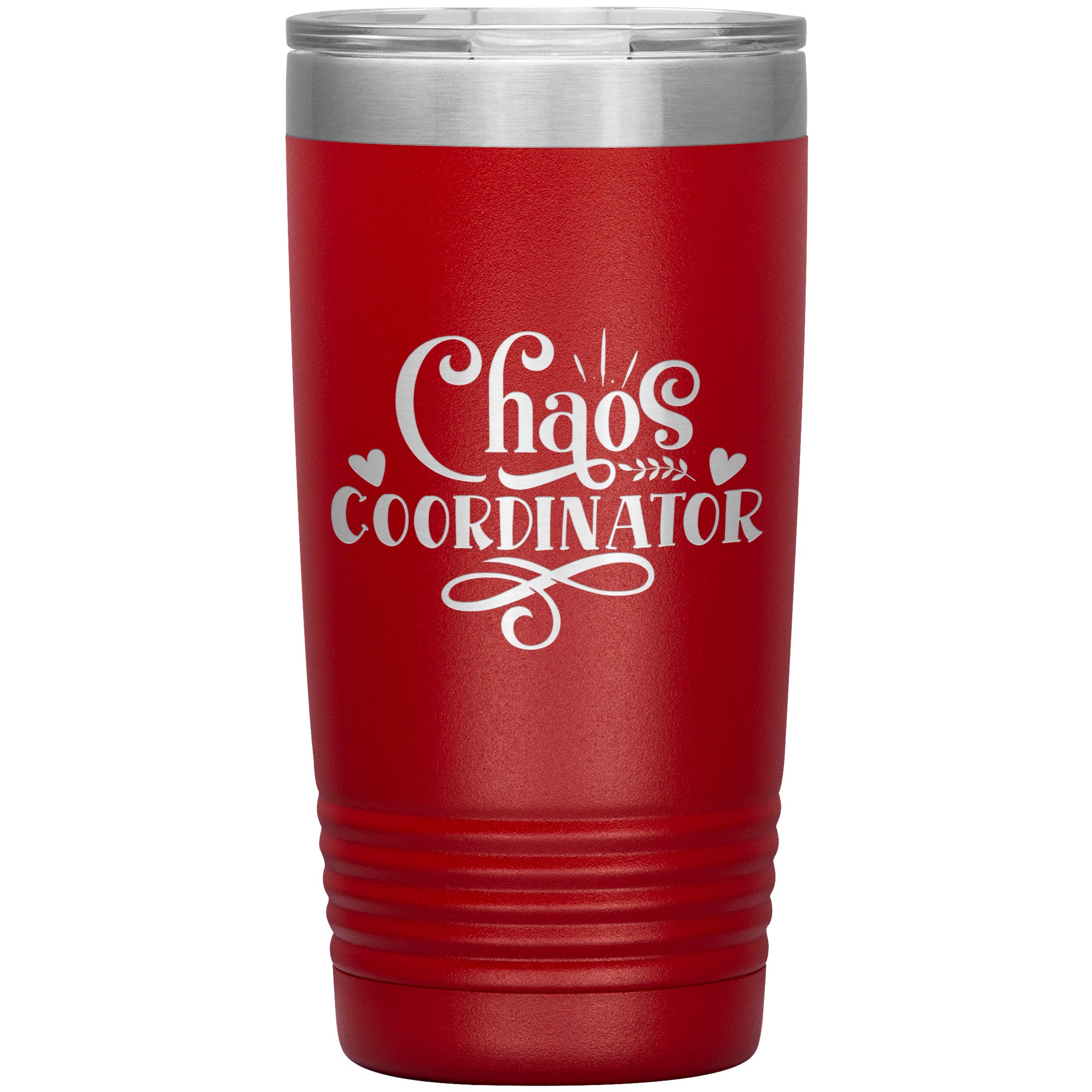 Chaos Coordinator Laser Engraved 20 Oz Tumbler
