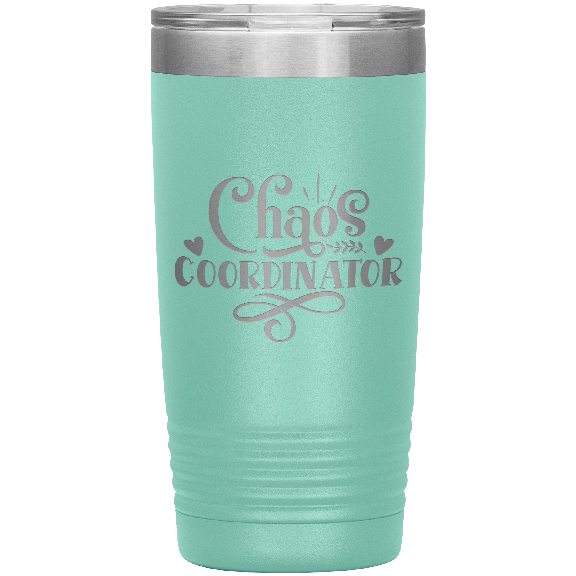 Chaos Coordinator Laser Engraved 20 Oz Tumbler
