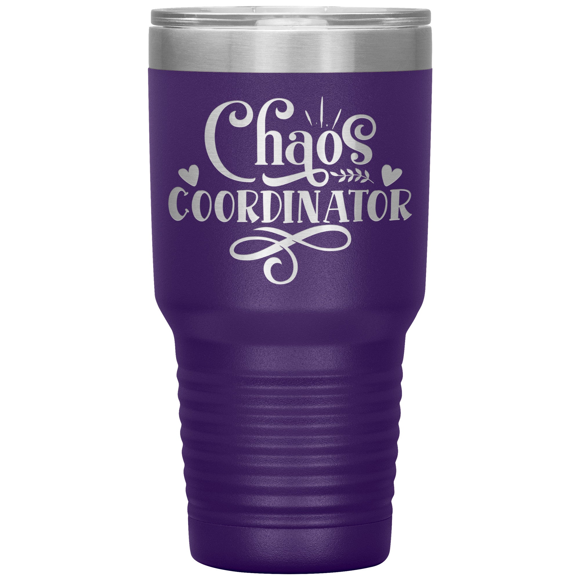 Chaos Coordinator Laser Engraved 30 Oz Tumbler