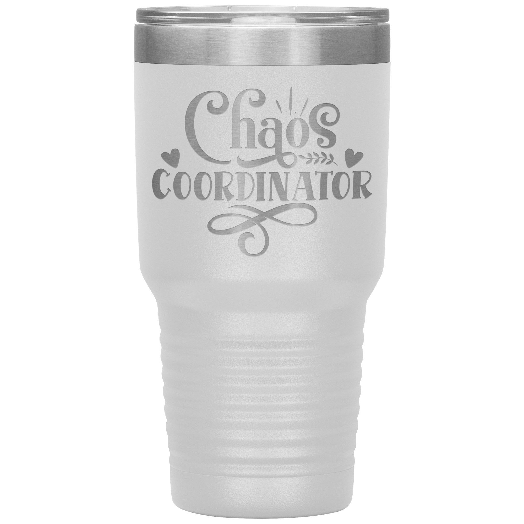 Chaos Coordinator Laser Engraved 30 Oz Tumbler
