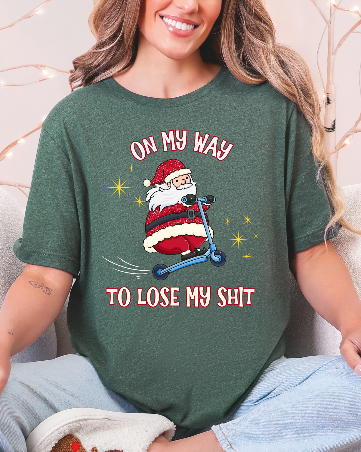 On My Way To Lose My Shit Christmas T-shirt