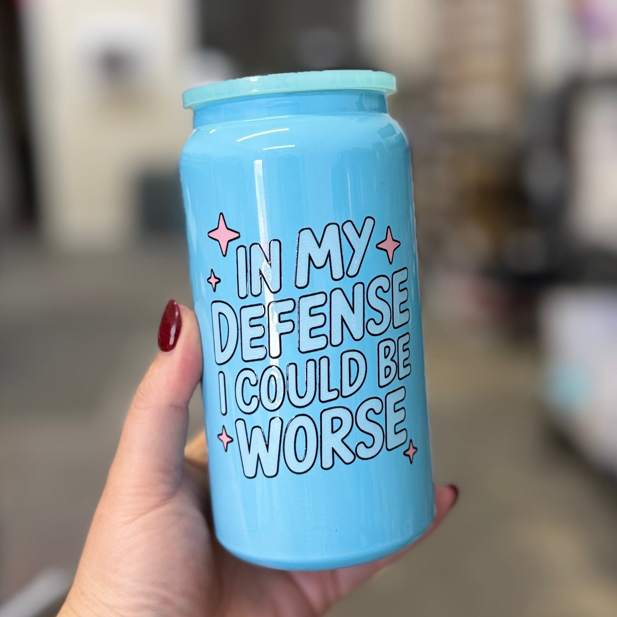 In My Defense I Could Be Worse Tumbler