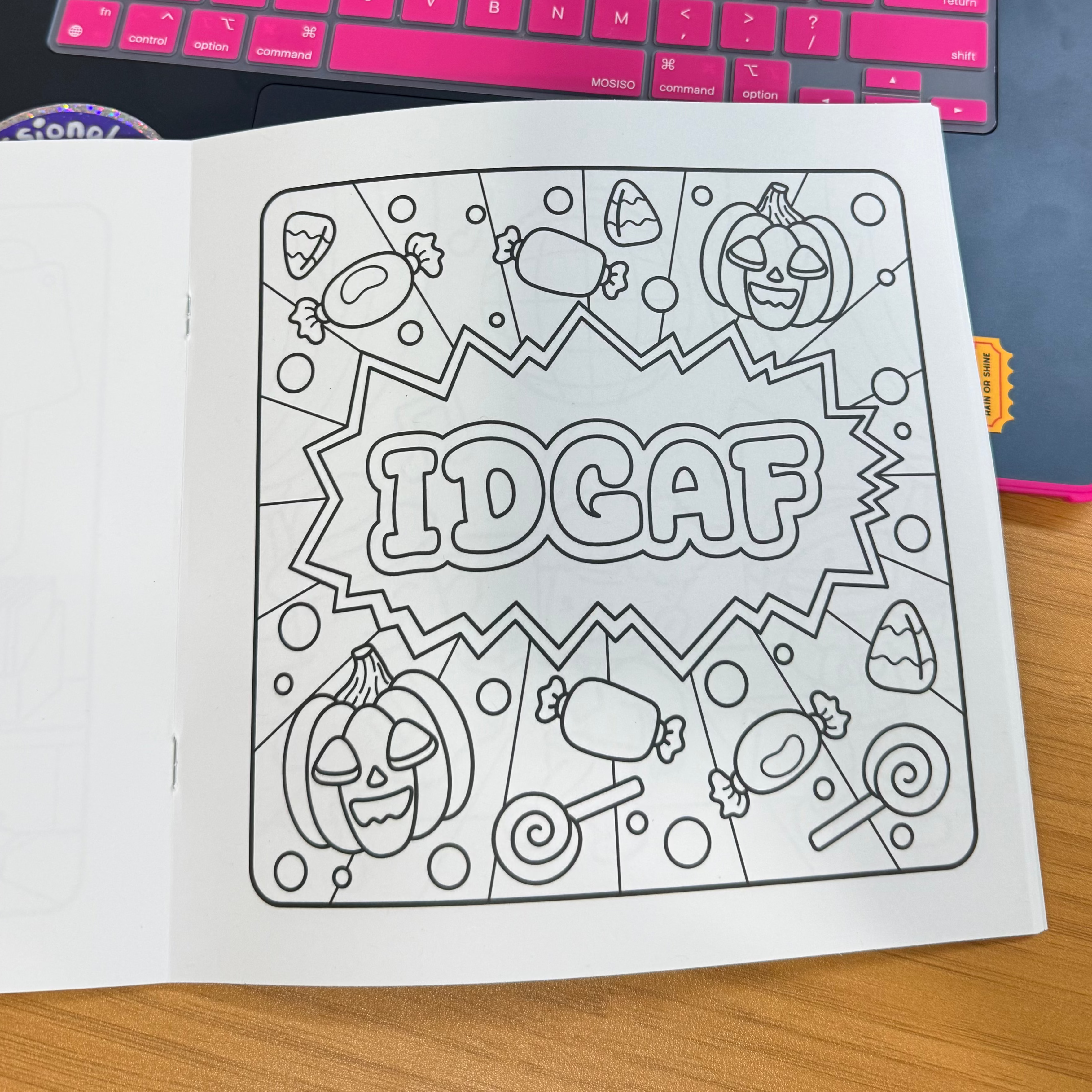 Corporate Chaos Spooky Edition Coloring Book