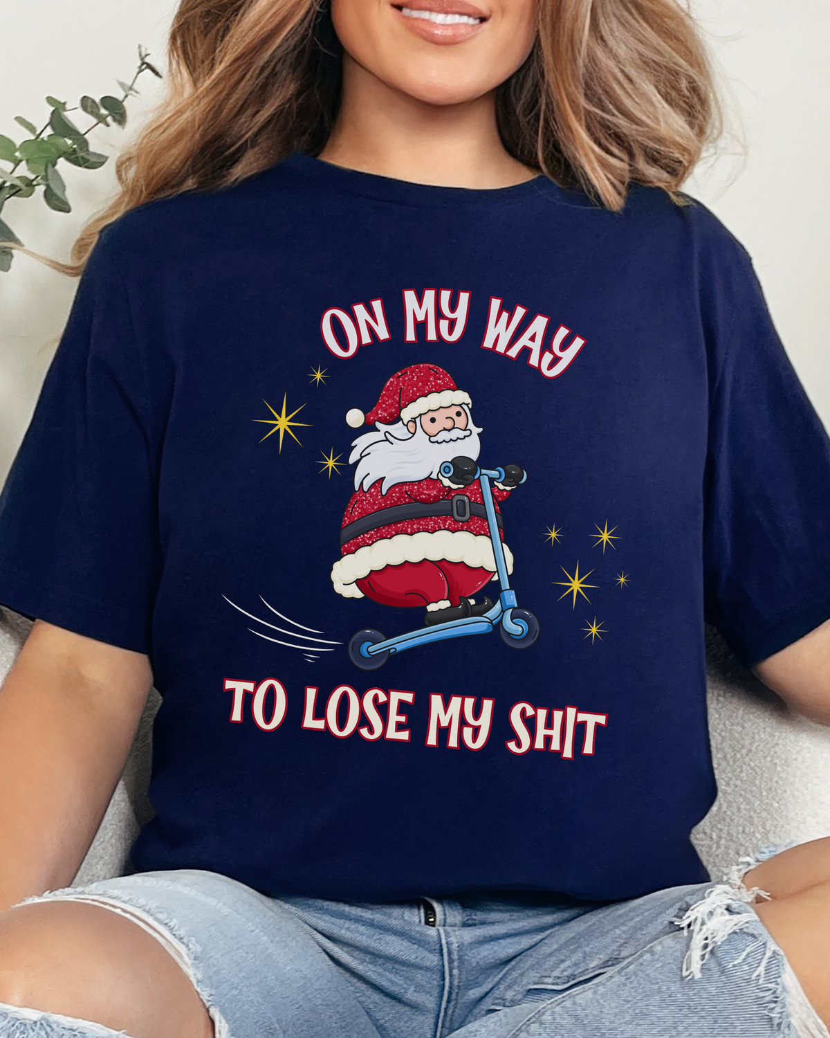 On My Way To Lose My Shit Christmas T-shirt
