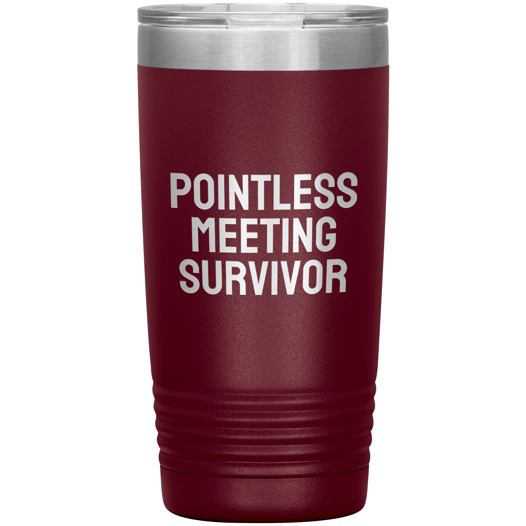 Pointless_Meeting_Survivor_Engraved_20_O_Maroon_Mockup.png