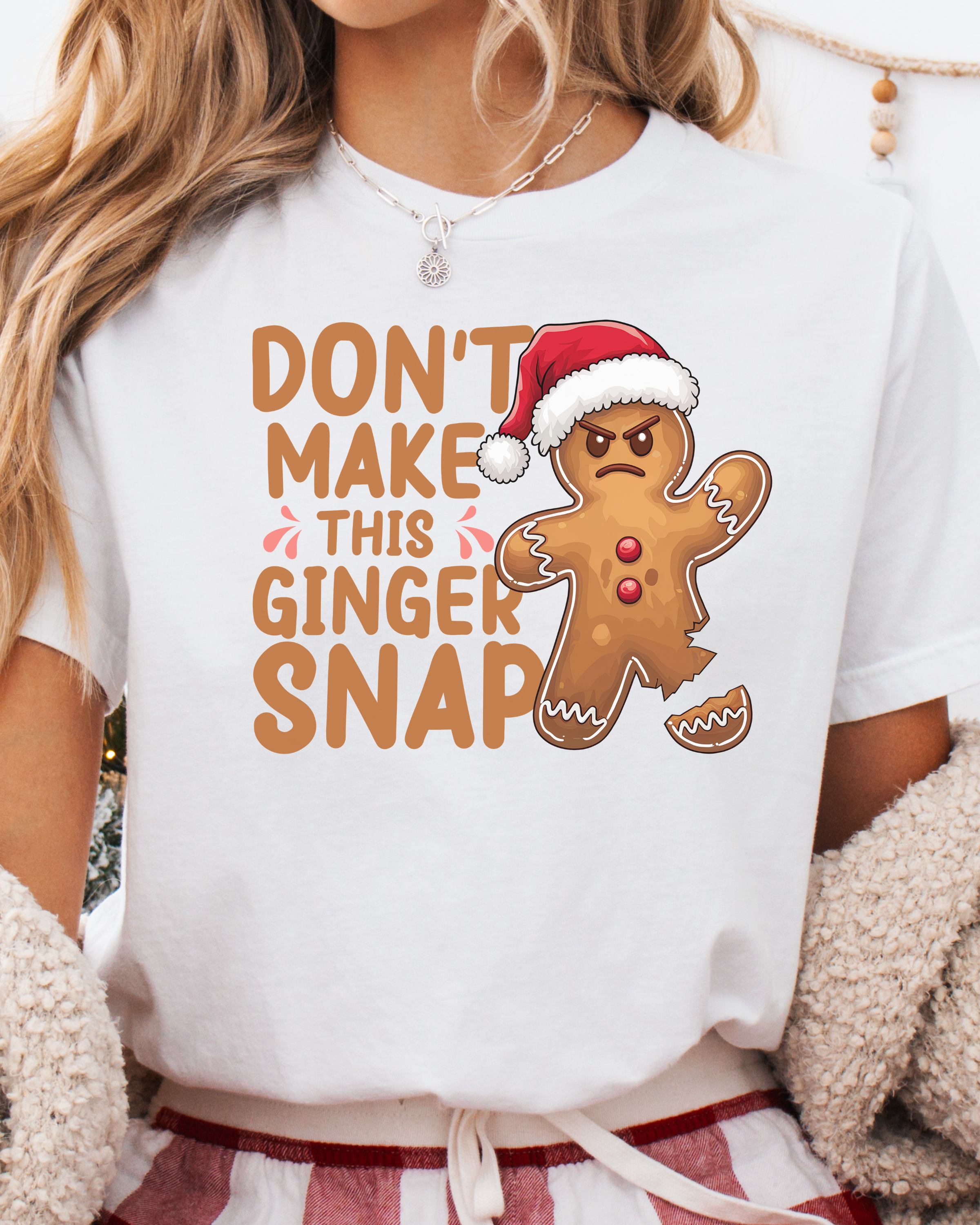 Don't Make This Ginger Snap Christmas T-shirt