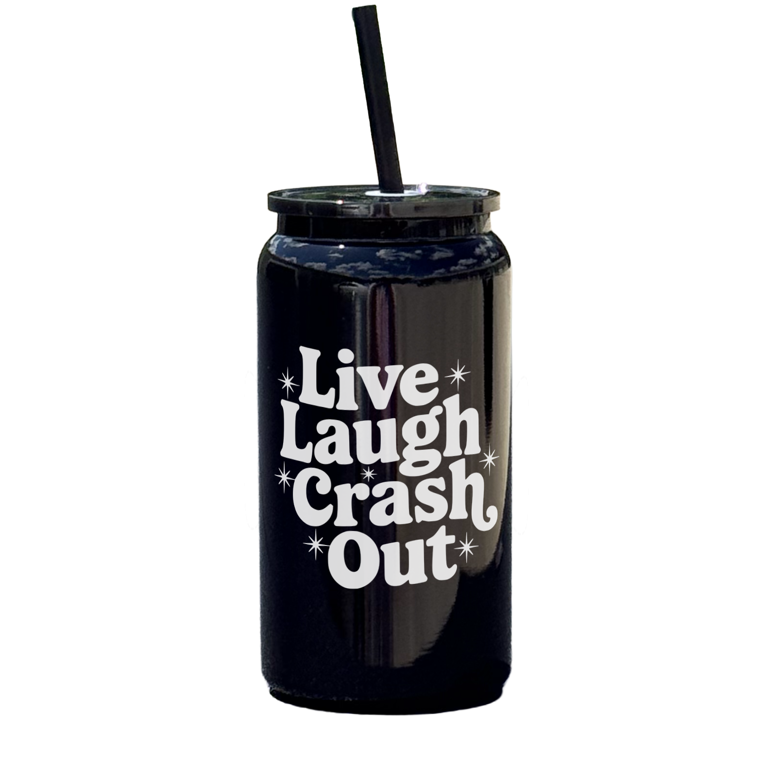Live Laugh Crash Out Tumbler