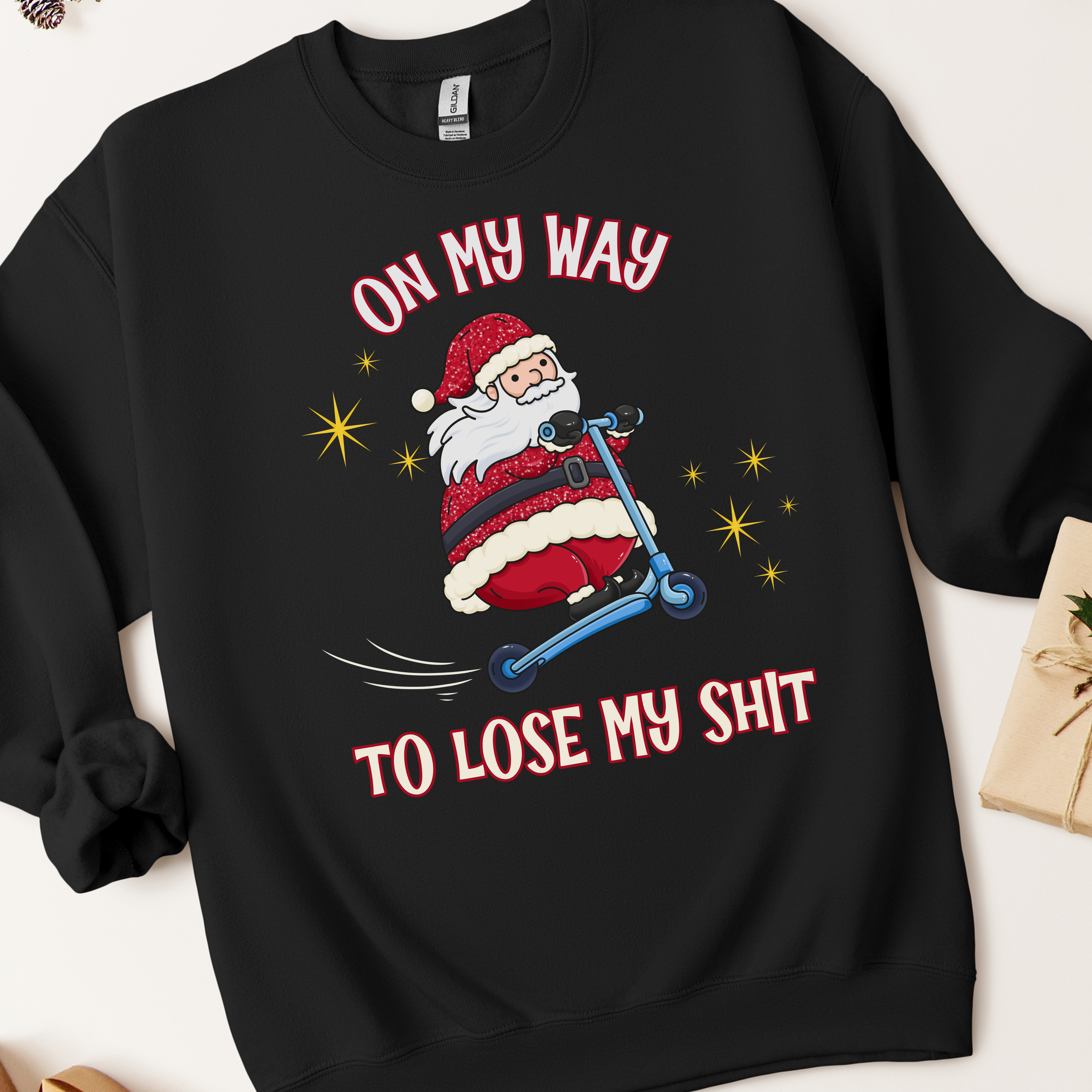 On My Way To Lose My Shit Christmas Sweatshirt