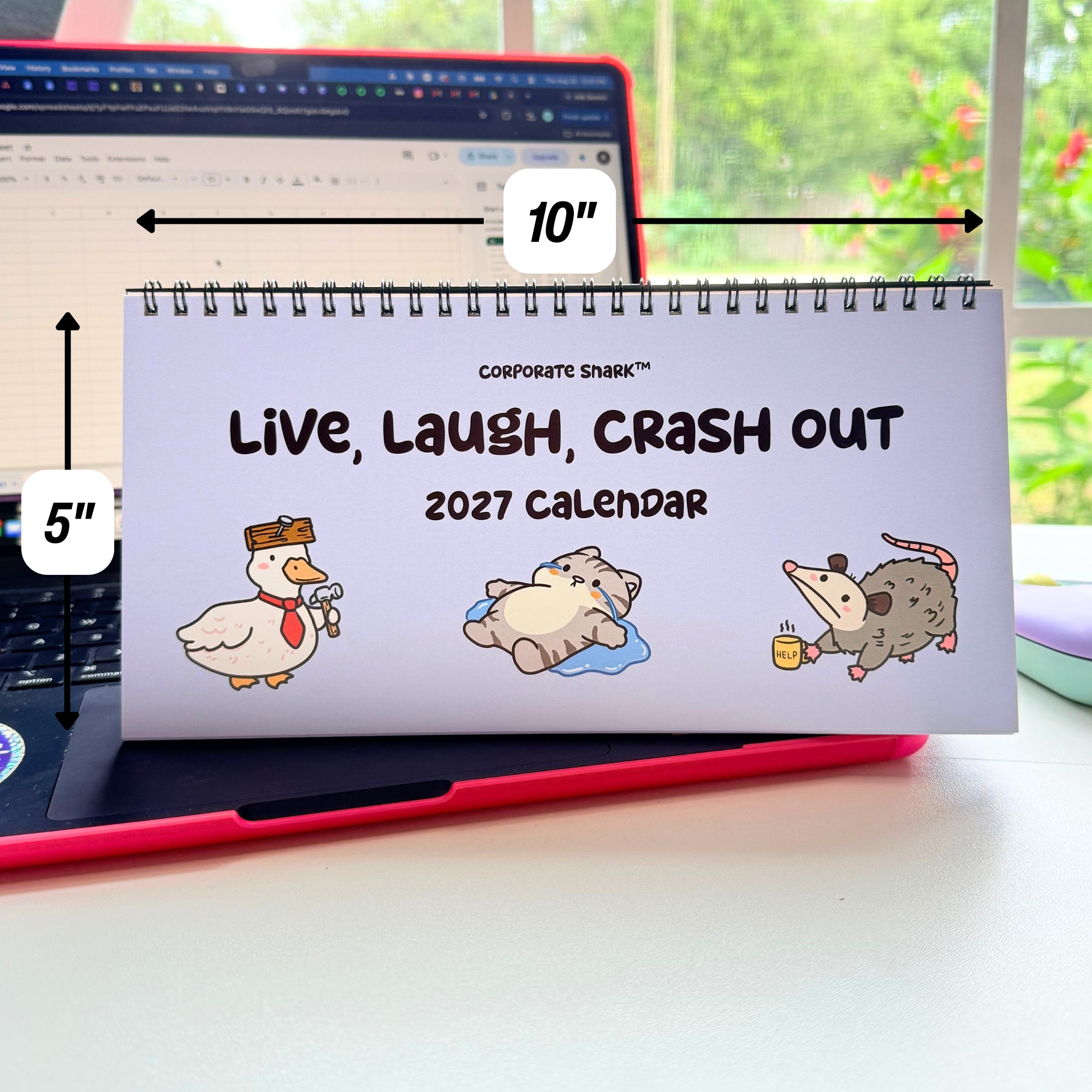 2027 Live, Laugh, Crash Out Calendar