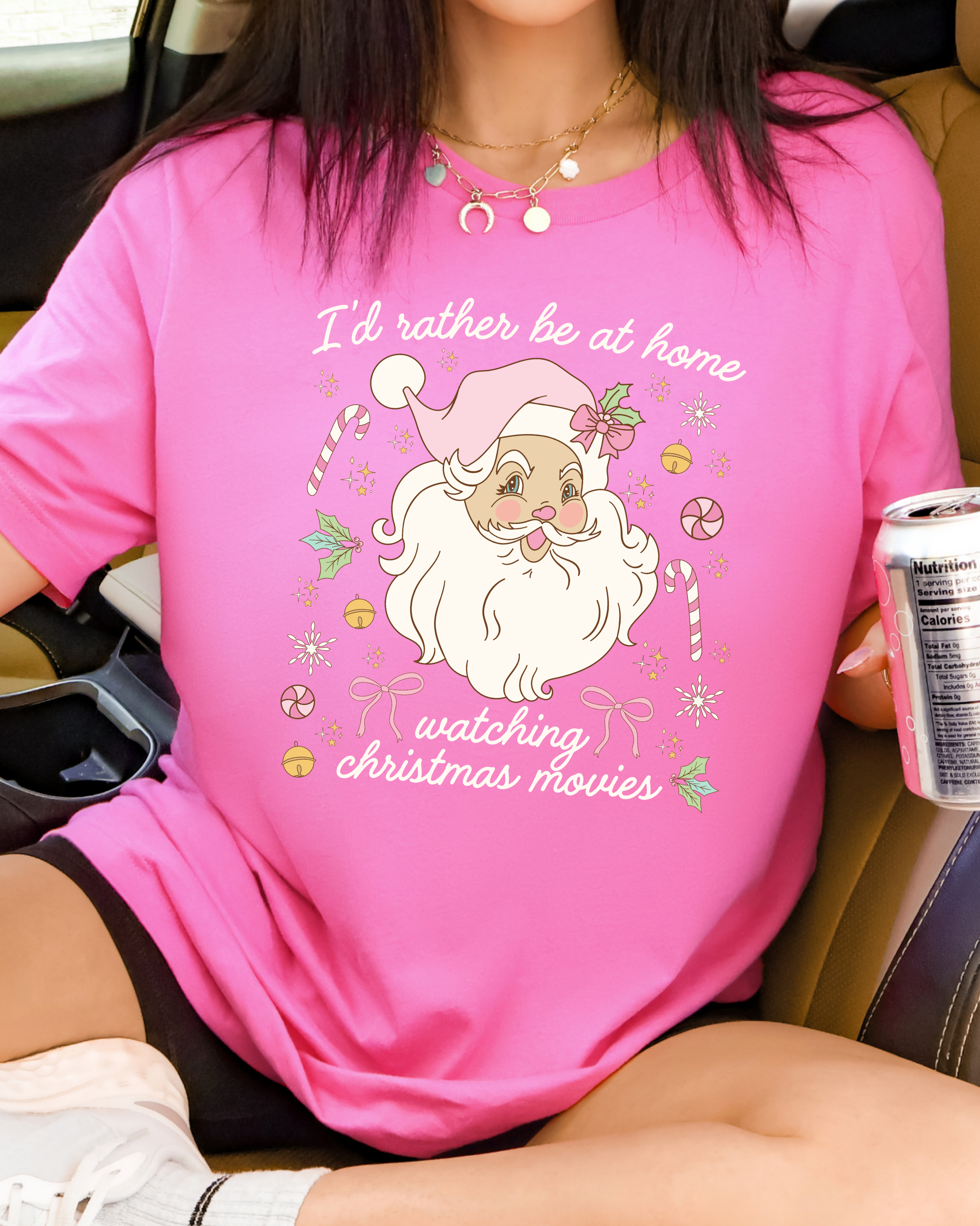 I'd Rather Be At Home Christmas T-shirt